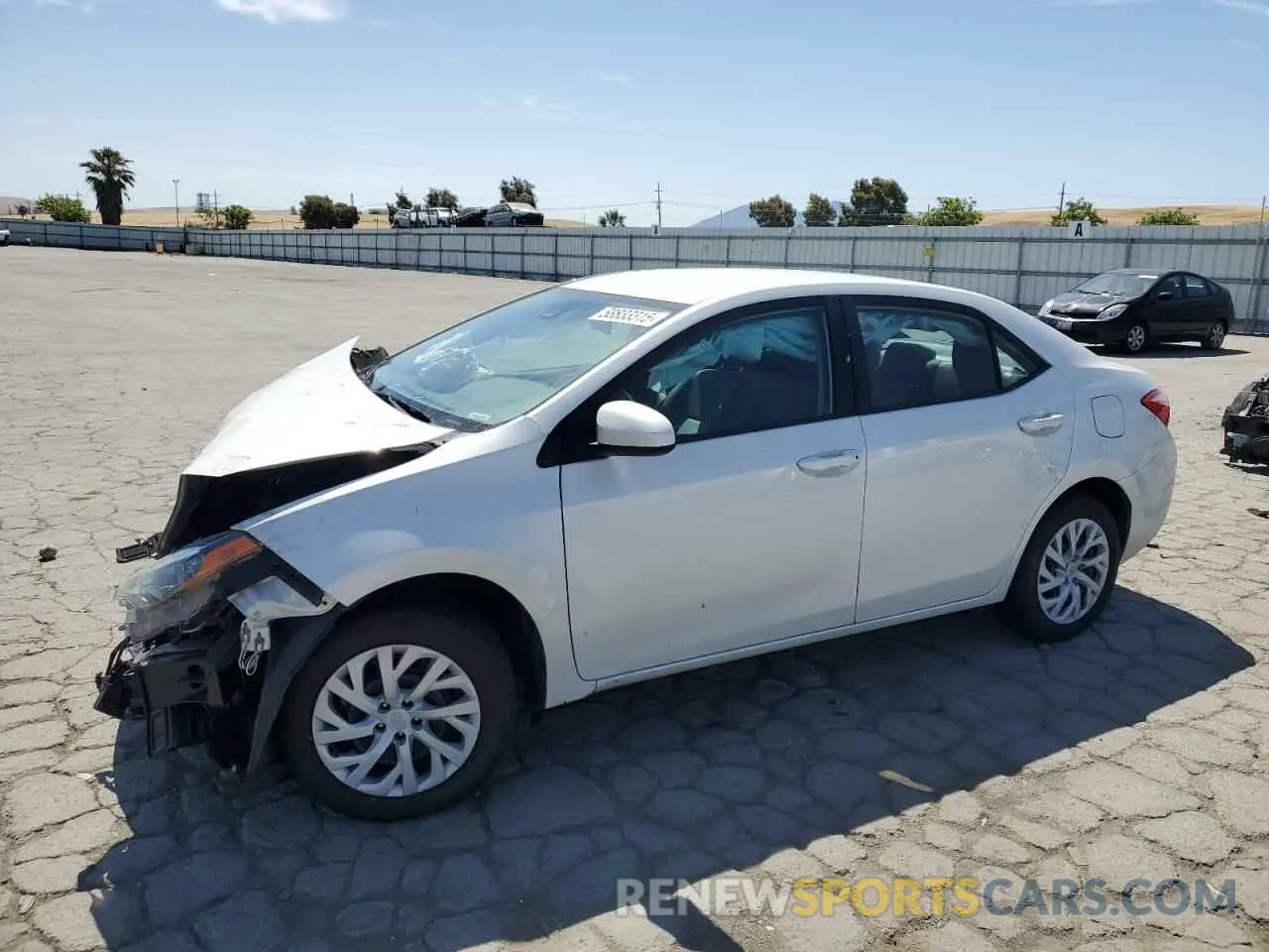 1 Photograph of a damaged car 5YFBURHE3KP856564 TOYOTA COROLLA 2019