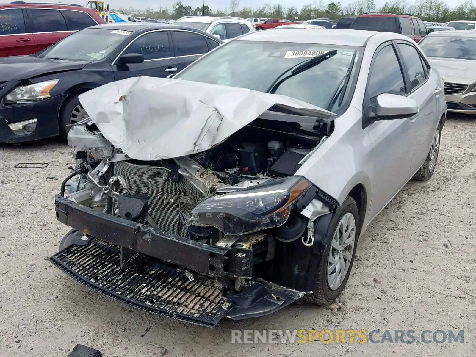 2 Photograph of a damaged car 5YFBURHE3KP857536 TOYOTA COROLLA 2019