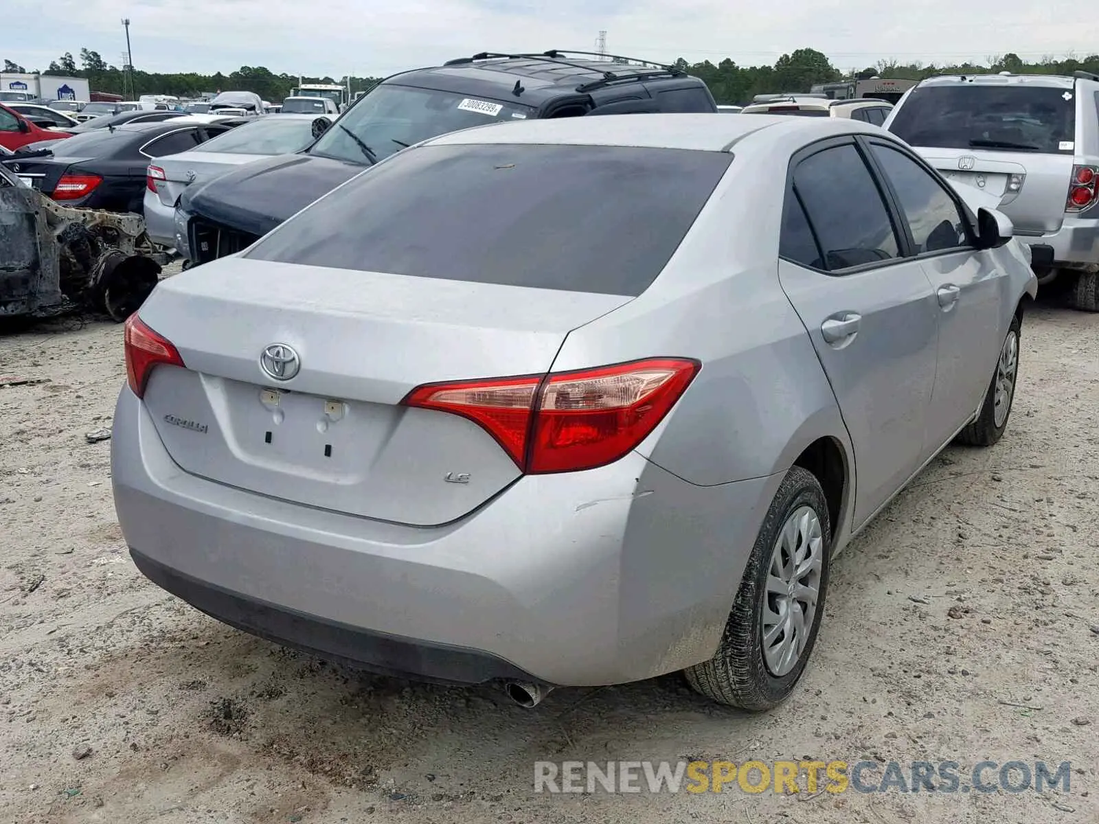 4 Photograph of a damaged car 5YFBURHE3KP857536 TOYOTA COROLLA 2019
