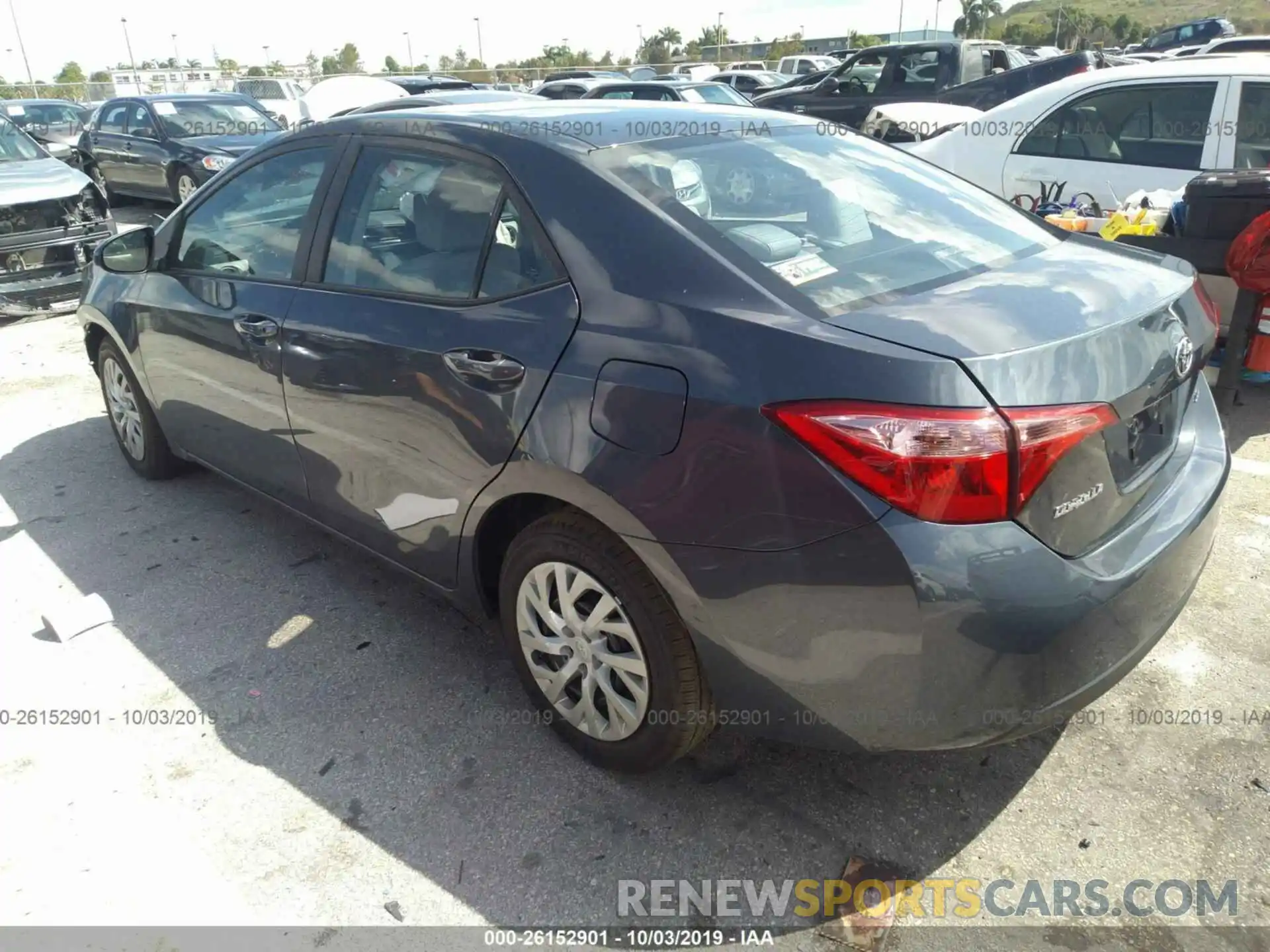 3 Photograph of a damaged car 5YFBURHE3KP857942 TOYOTA COROLLA 2019