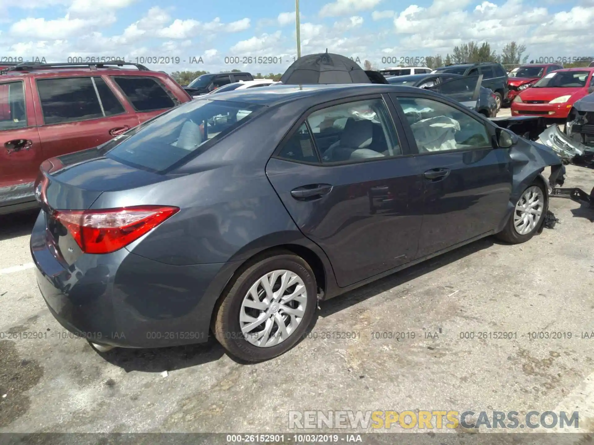 4 Photograph of a damaged car 5YFBURHE3KP857942 TOYOTA COROLLA 2019