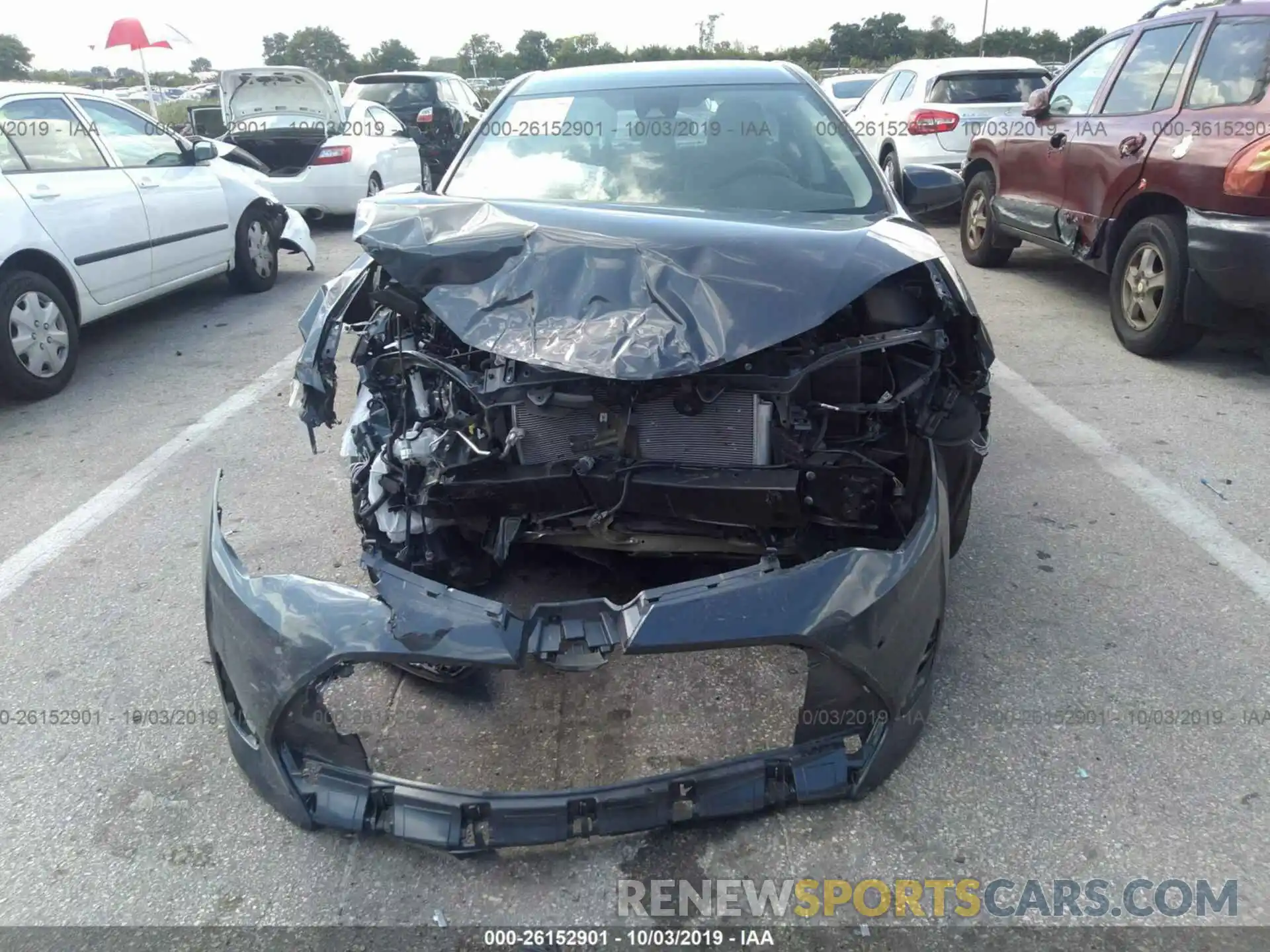 6 Photograph of a damaged car 5YFBURHE3KP857942 TOYOTA COROLLA 2019