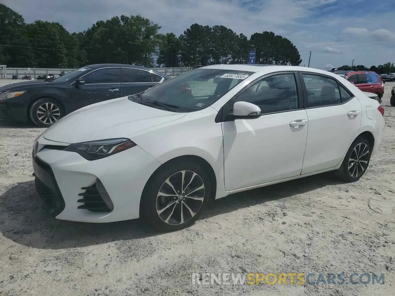 1 Photograph of a damaged car 5YFBURHE3KP858170 TOYOTA COROLLA 2019