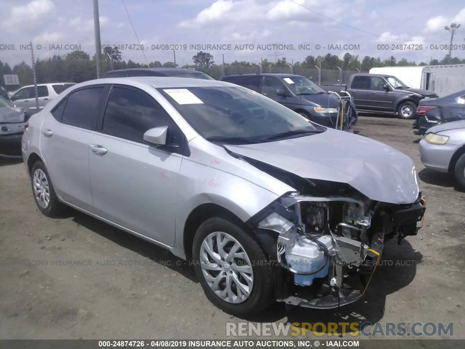 1 Photograph of a damaged car 5YFBURHE3KP859691 TOYOTA COROLLA 2019