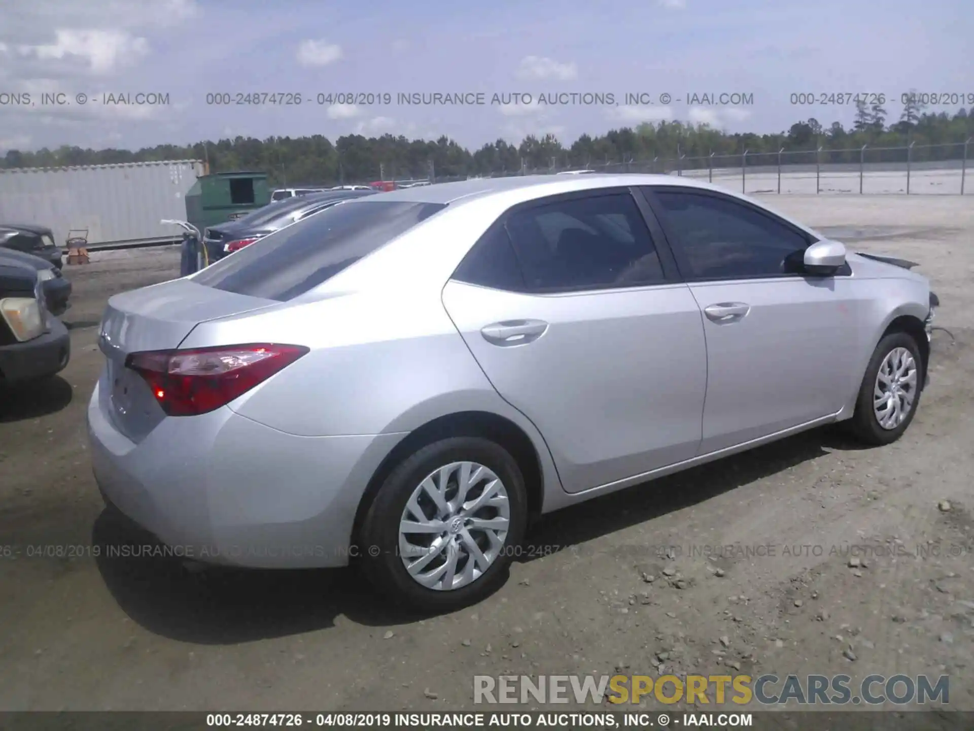 4 Photograph of a damaged car 5YFBURHE3KP859691 TOYOTA COROLLA 2019