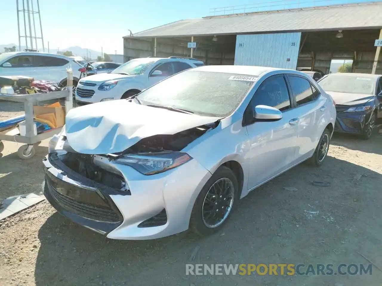 2 Photograph of a damaged car 5YFBURHE3KP860775 TOYOTA COROLLA 2019