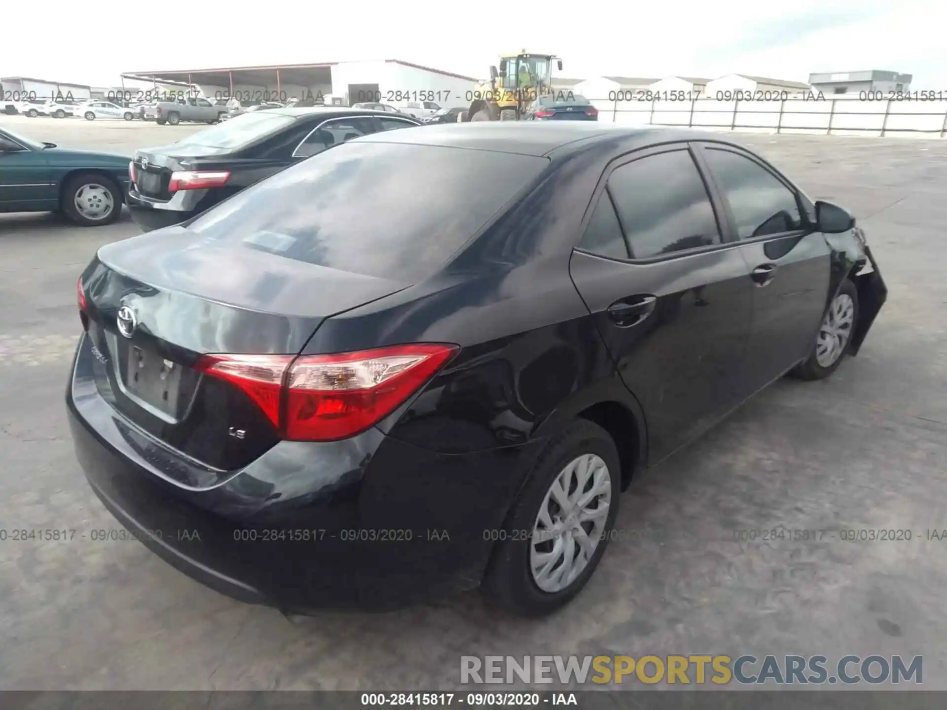 4 Photograph of a damaged car 5YFBURHE3KP860999 TOYOTA COROLLA 2019