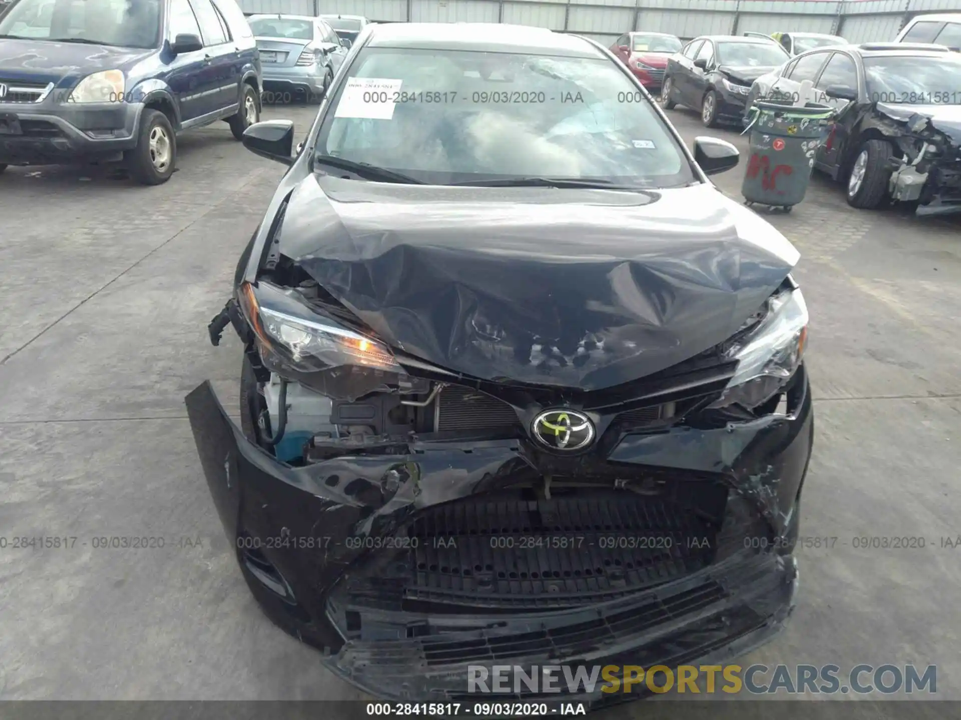 6 Photograph of a damaged car 5YFBURHE3KP860999 TOYOTA COROLLA 2019