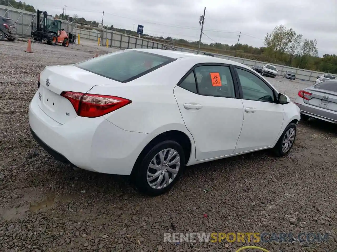 3 Photograph of a damaged car 5YFBURHE3KP862798 TOYOTA COROLLA 2019