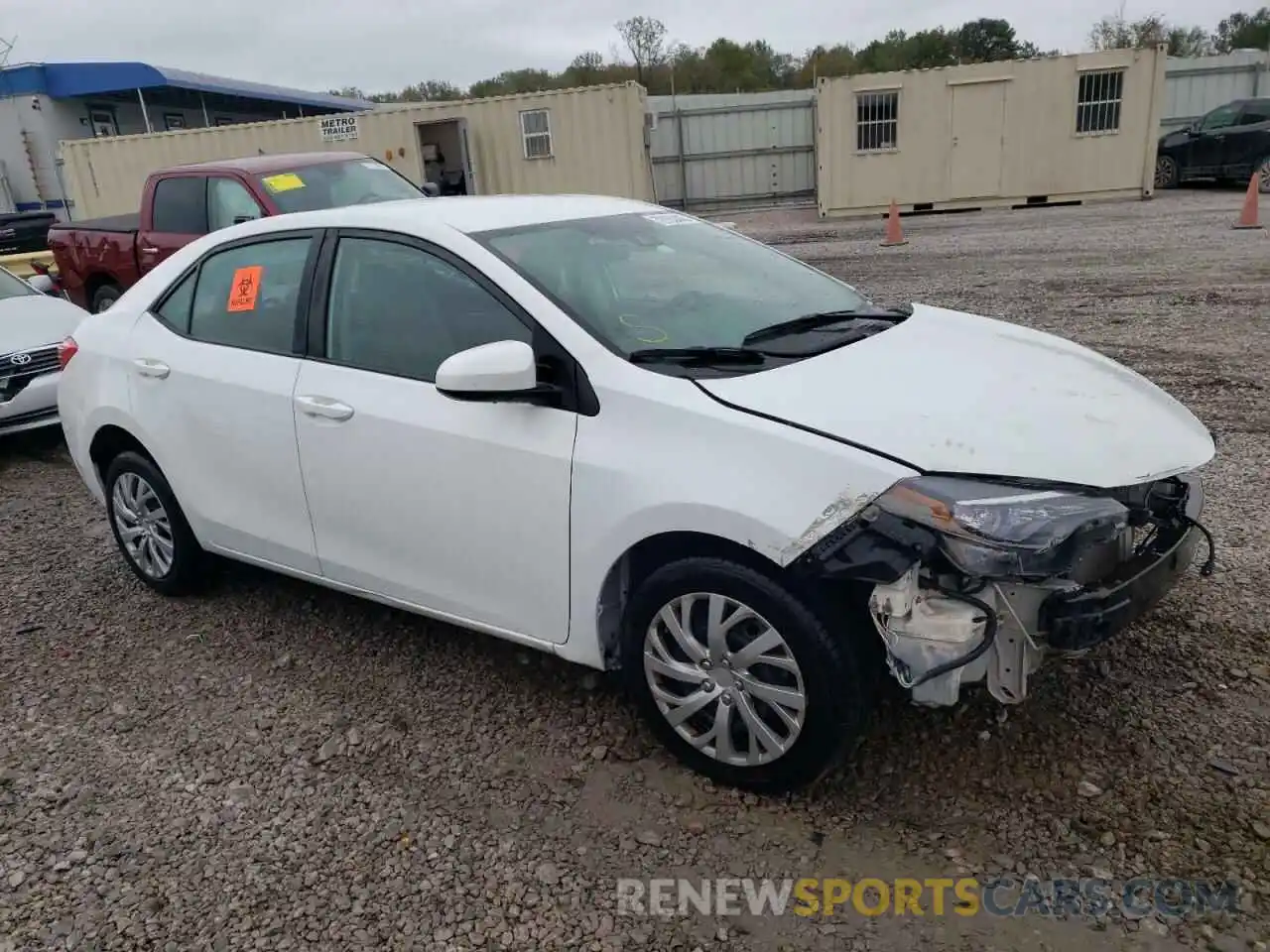 4 Photograph of a damaged car 5YFBURHE3KP862798 TOYOTA COROLLA 2019