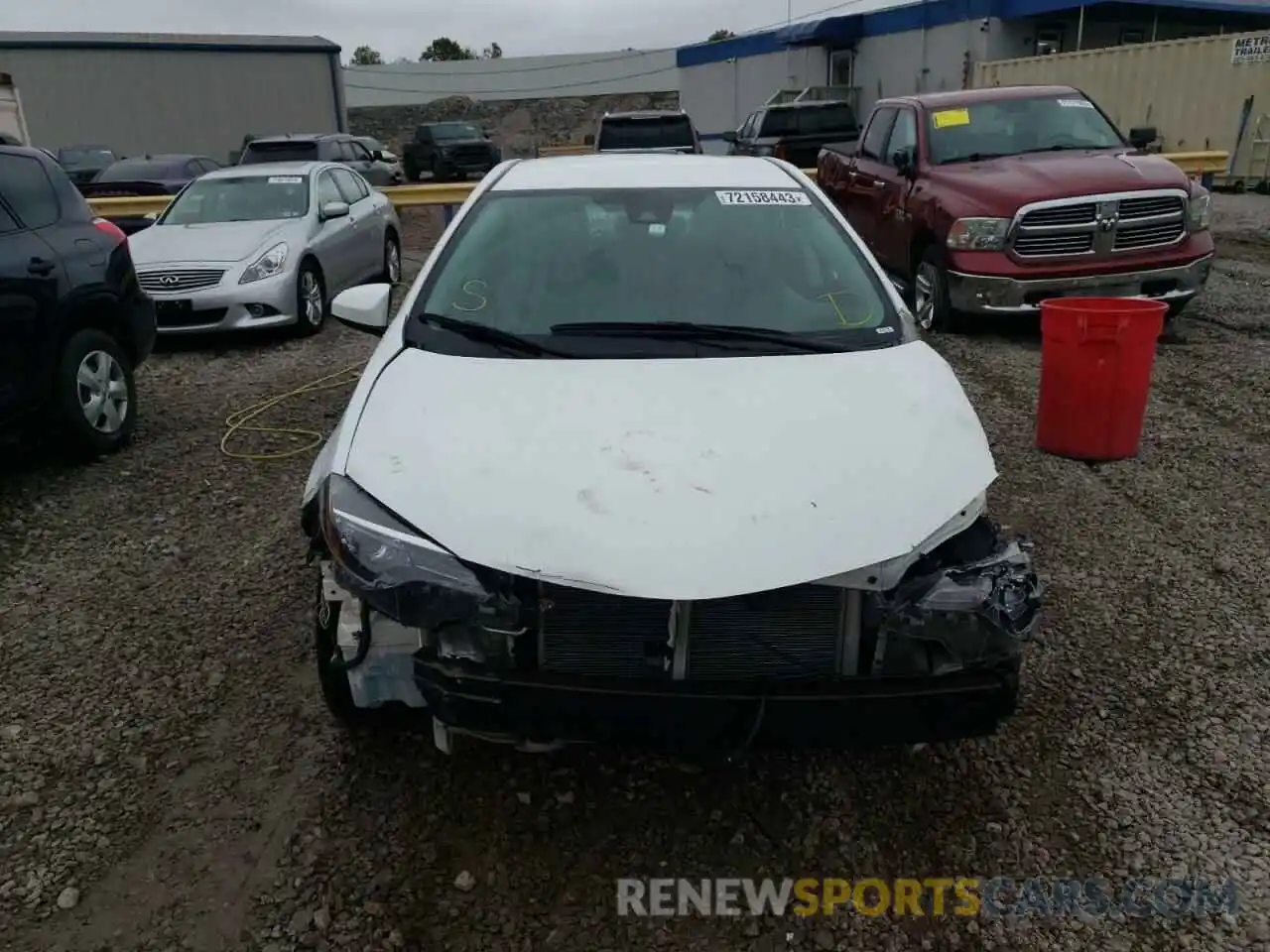 5 Photograph of a damaged car 5YFBURHE3KP862798 TOYOTA COROLLA 2019