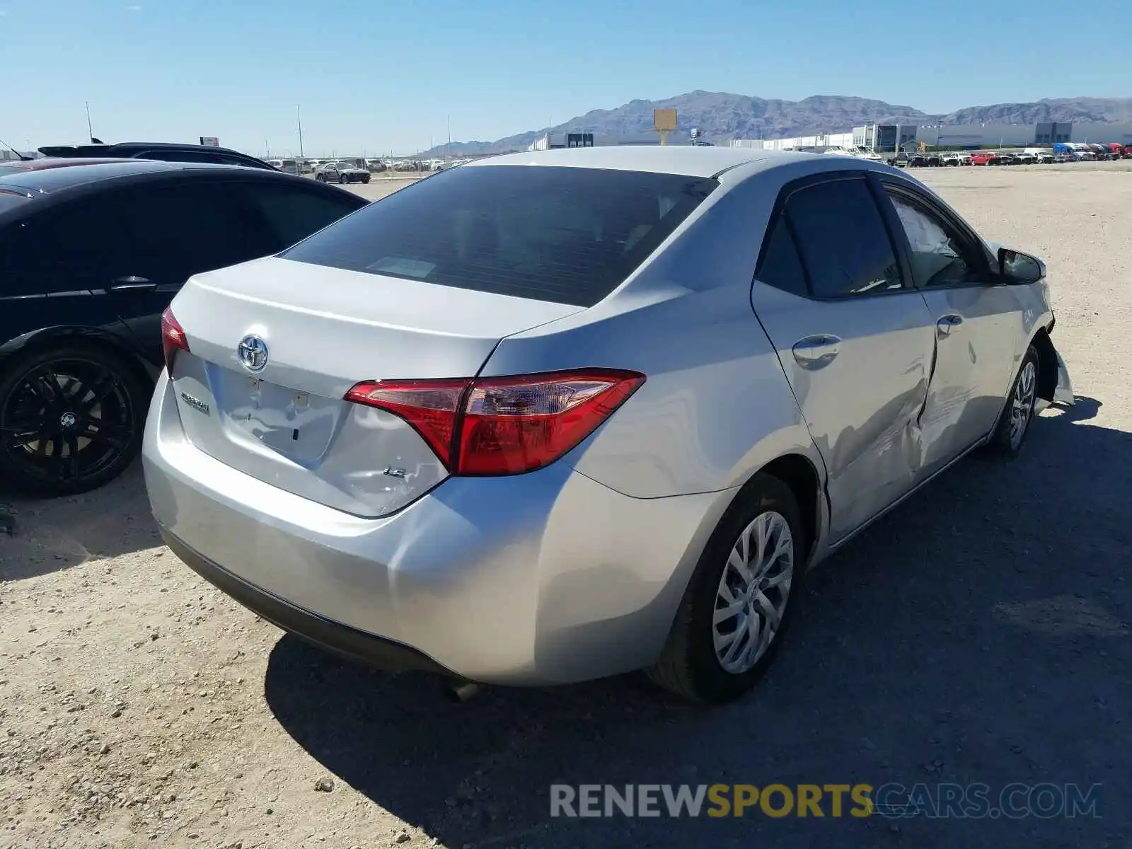 4 Photograph of a damaged car 5YFBURHE3KP863062 TOYOTA COROLLA 2019