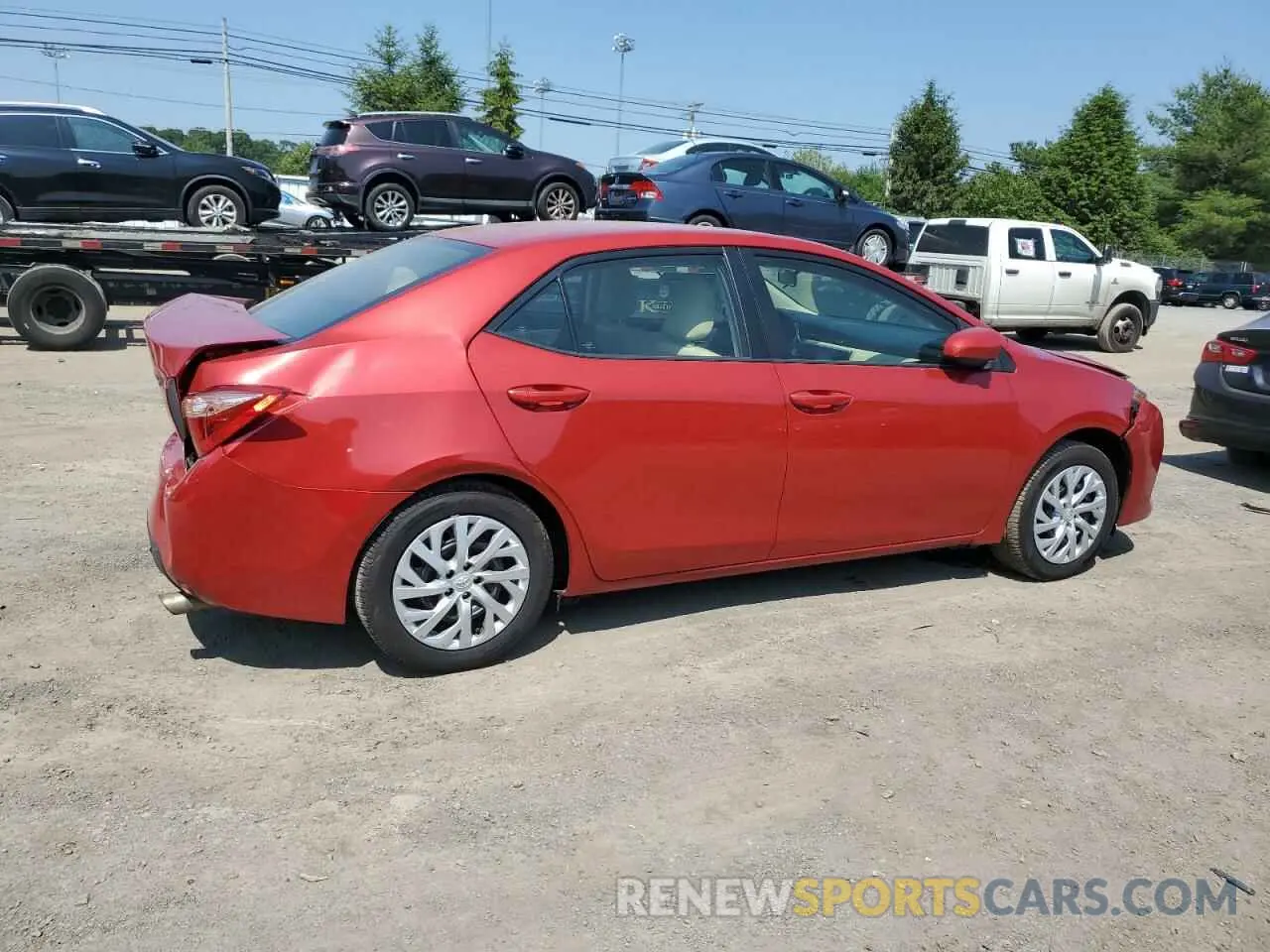 3 Photograph of a damaged car 5YFBURHE3KP863837 TOYOTA COROLLA 2019
