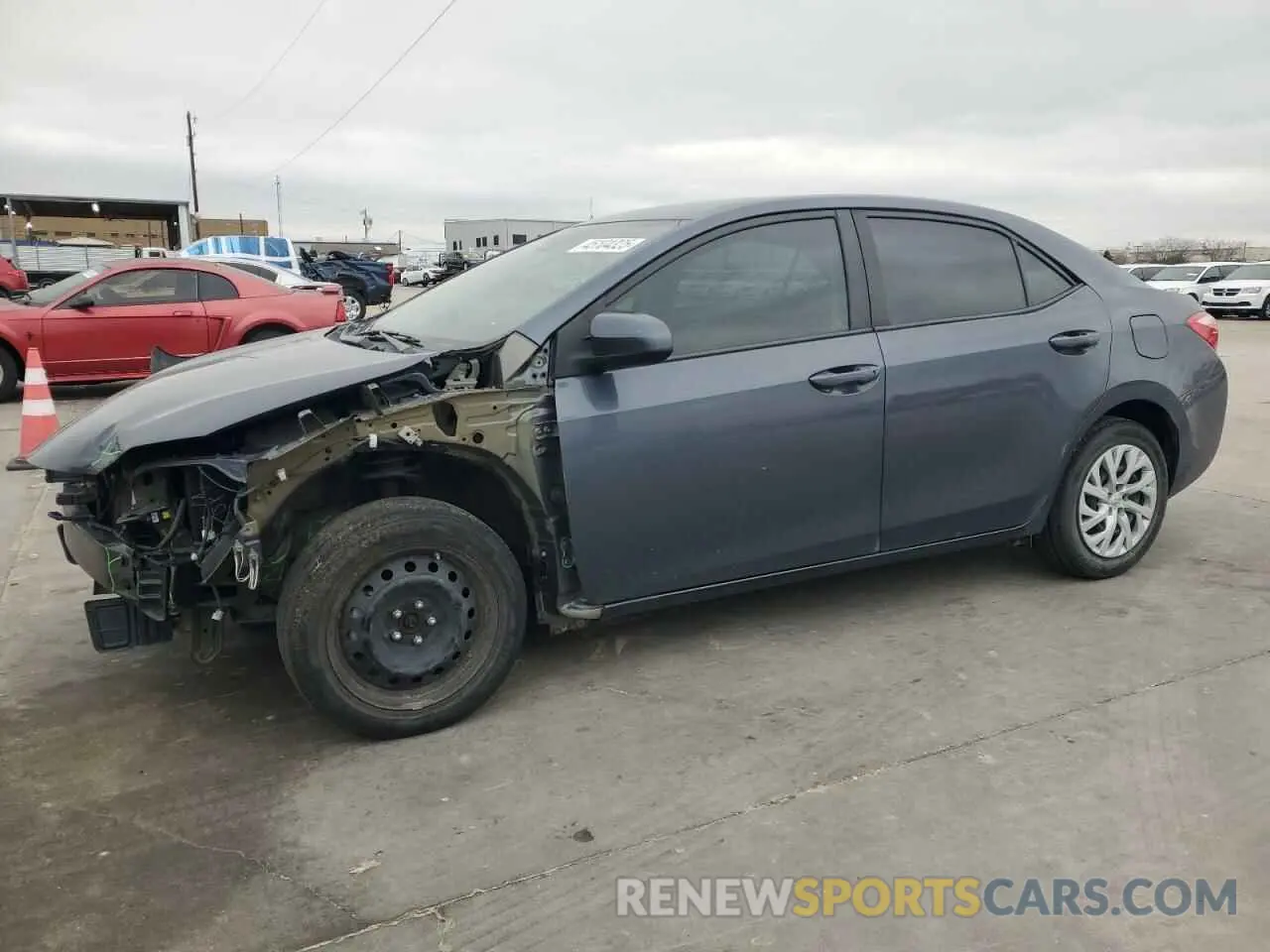 1 Photograph of a damaged car 5YFBURHE3KP863840 TOYOTA COROLLA 2019