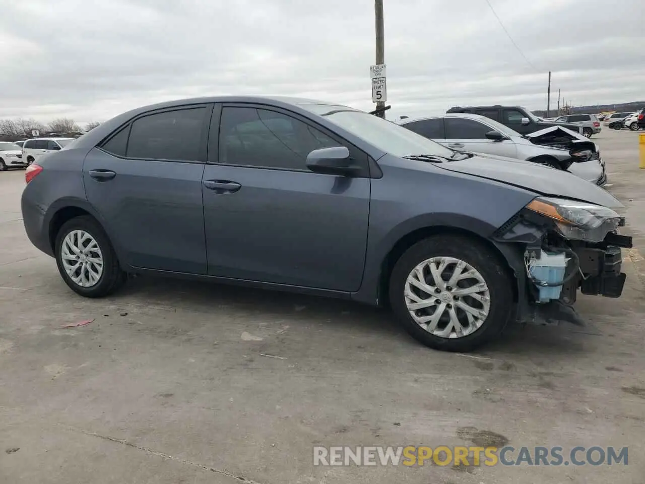 4 Photograph of a damaged car 5YFBURHE3KP863840 TOYOTA COROLLA 2019