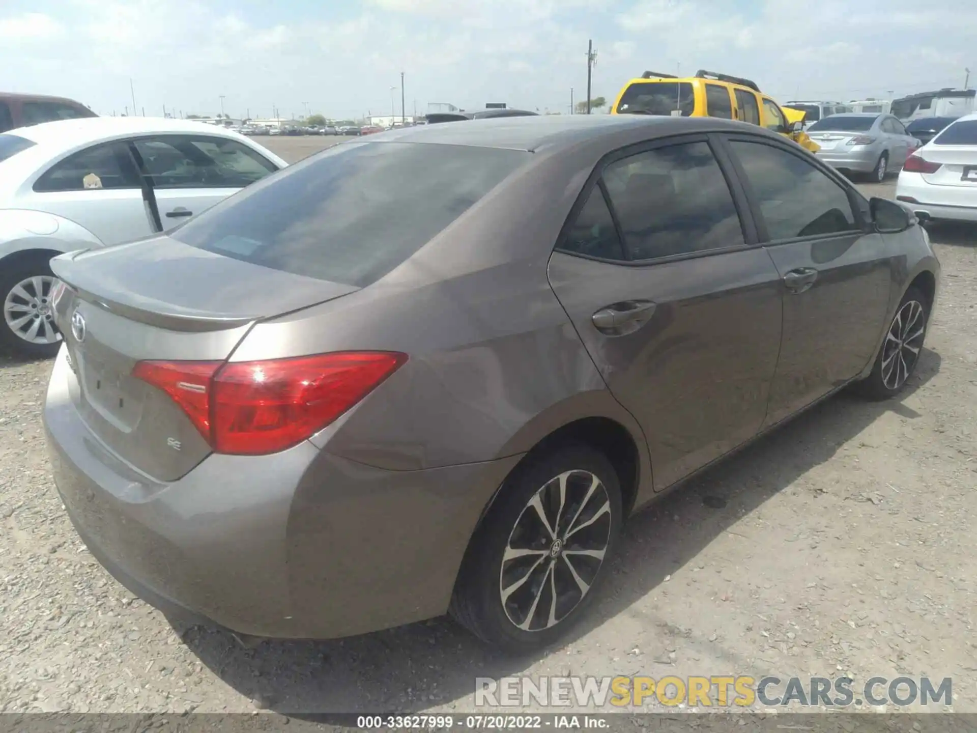 4 Photograph of a damaged car 5YFBURHE3KP863966 TOYOTA COROLLA 2019