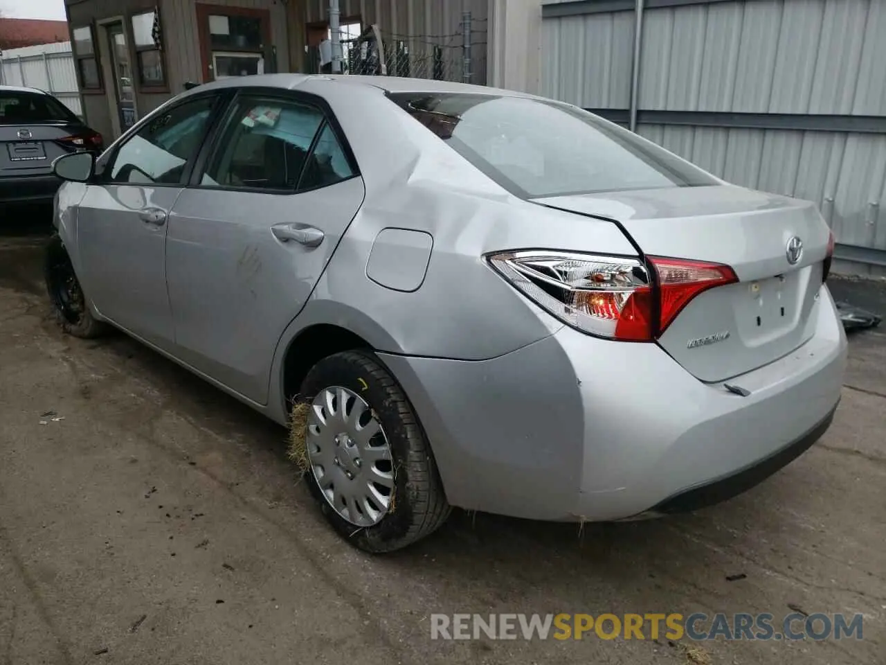 2 Photograph of a damaged car 5YFBURHE3KP864065 TOYOTA COROLLA 2019