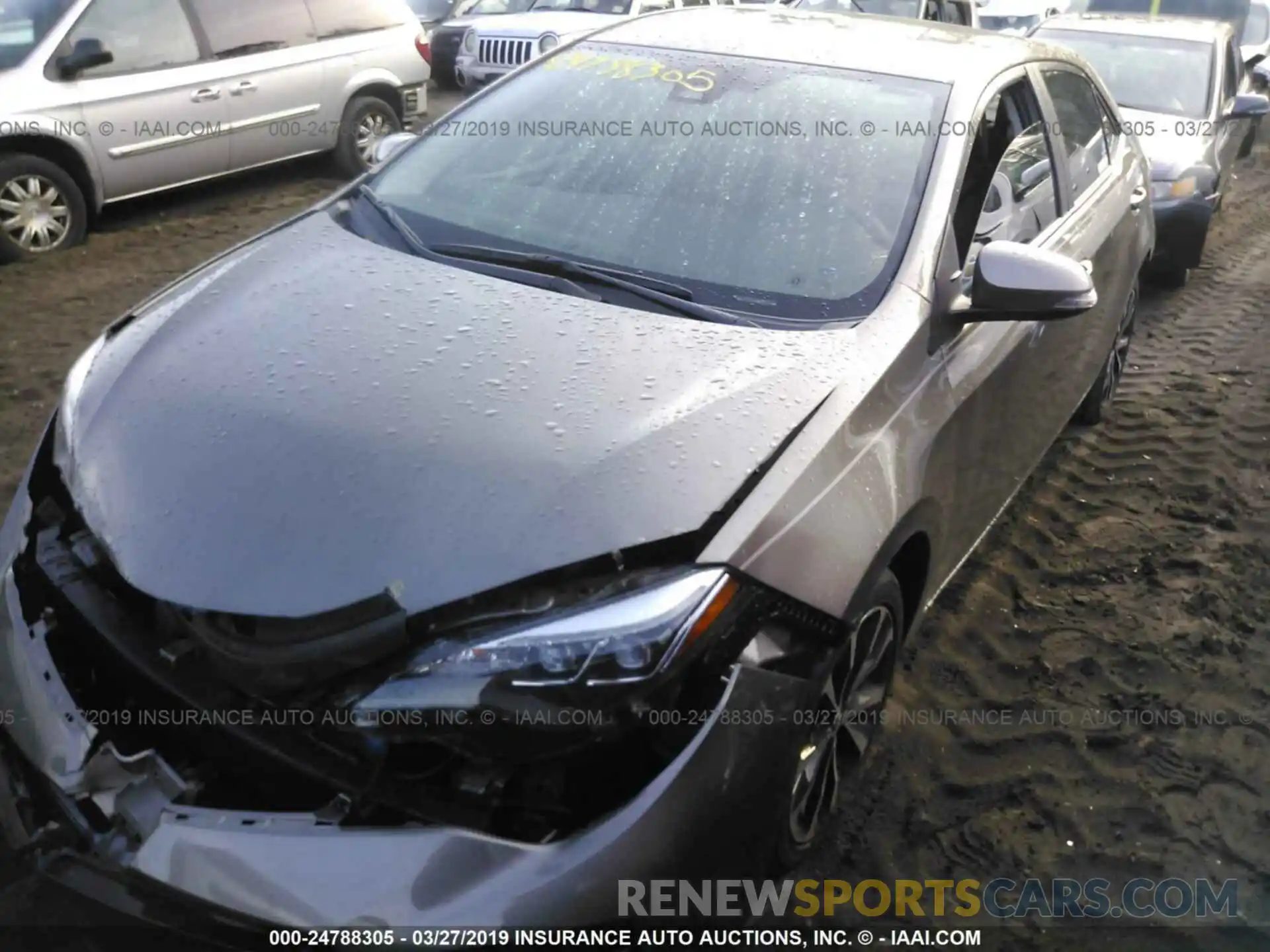 2 Photograph of a damaged car 5YFBURHE3KP864440 TOYOTA COROLLA 2019