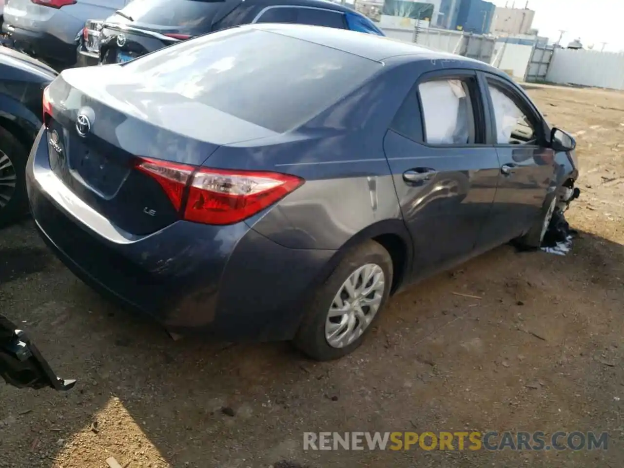 4 Photograph of a damaged car 5YFBURHE3KP864826 TOYOTA COROLLA 2019