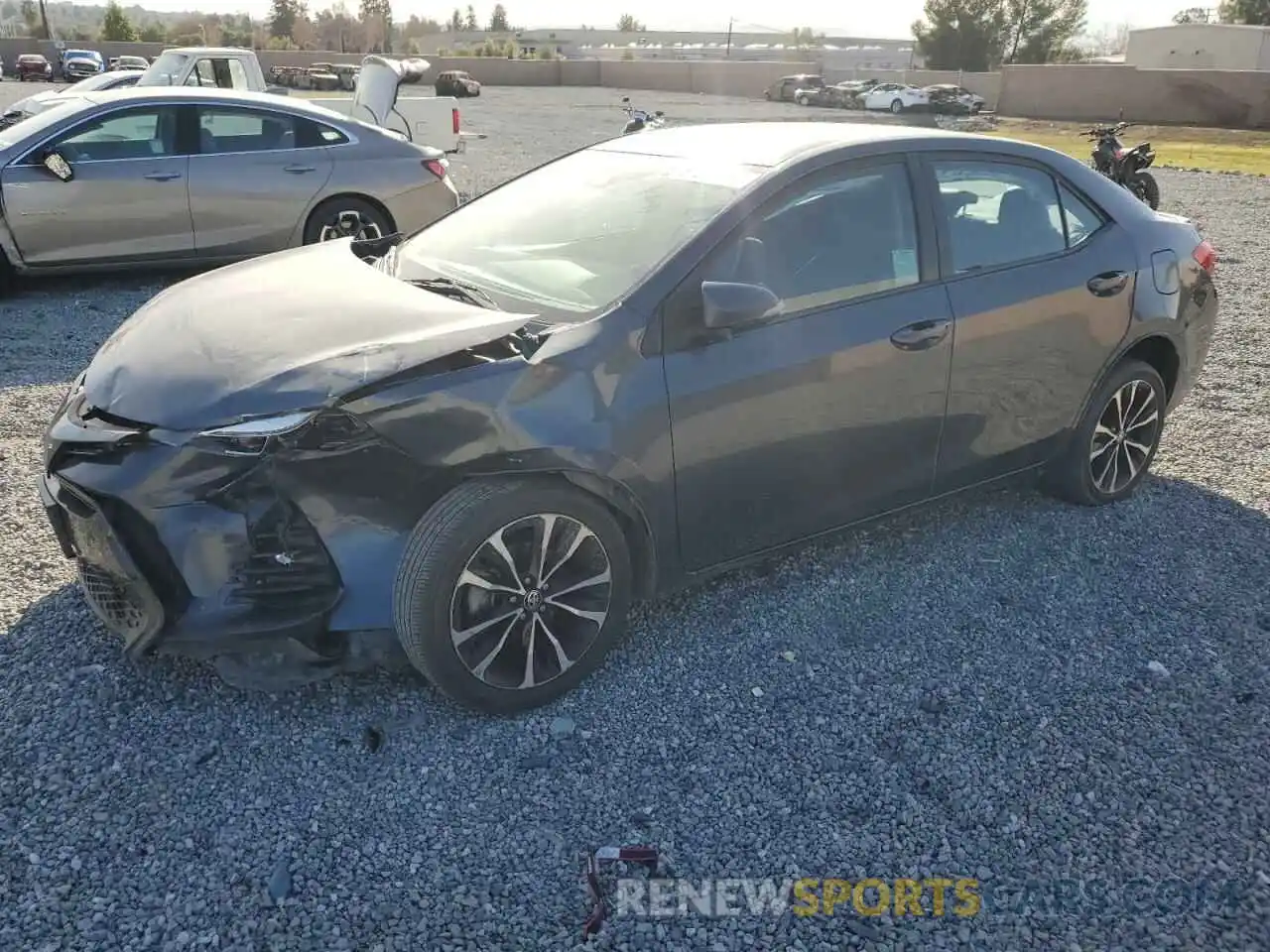 1 Photograph of a damaged car 5YFBURHE3KP865538 TOYOTA COROLLA 2019