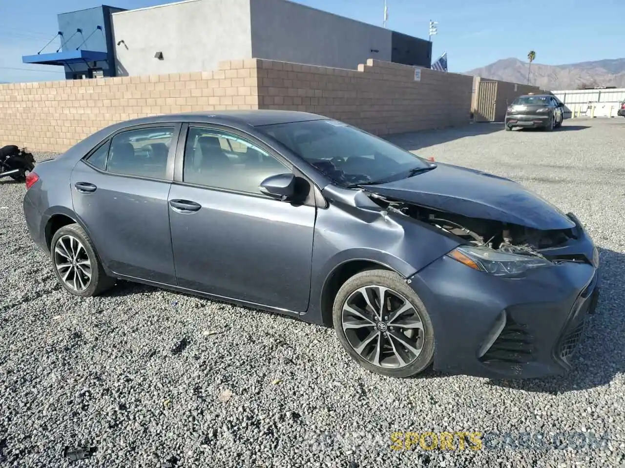 4 Photograph of a damaged car 5YFBURHE3KP865538 TOYOTA COROLLA 2019