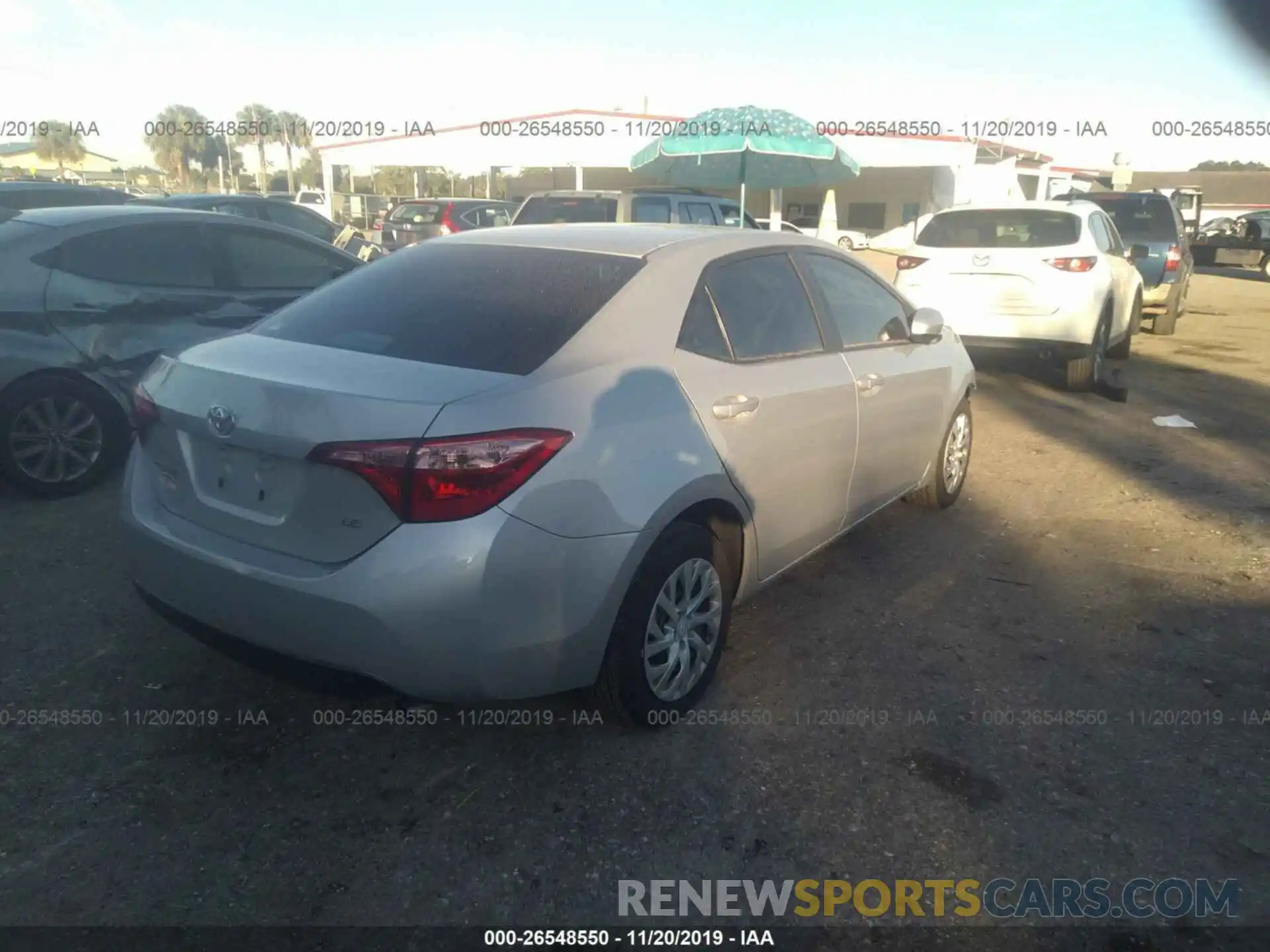 4 Photograph of a damaged car 5YFBURHE3KP866317 TOYOTA COROLLA 2019