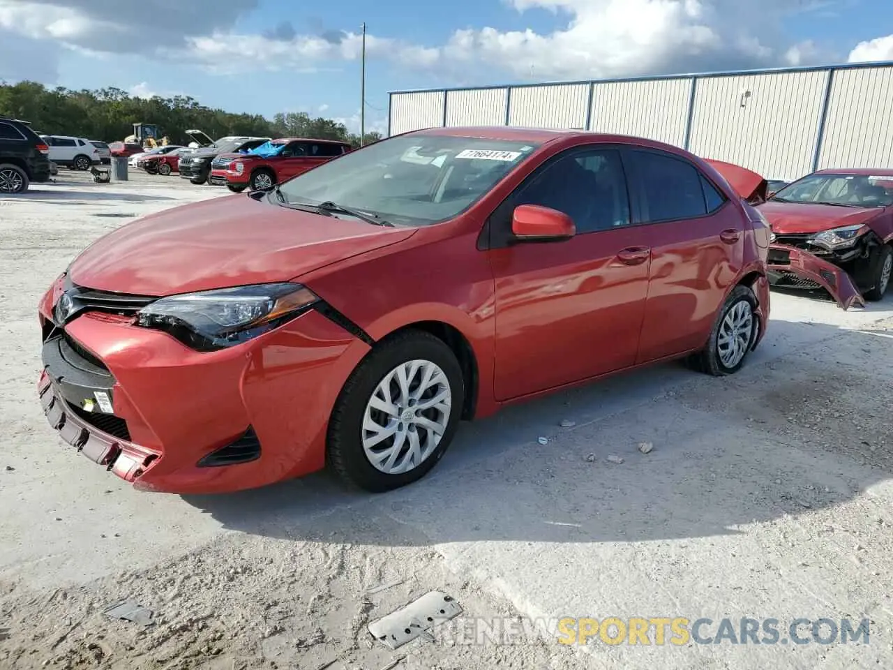 1 Photograph of a damaged car 5YFBURHE3KP866897 TOYOTA COROLLA 2019