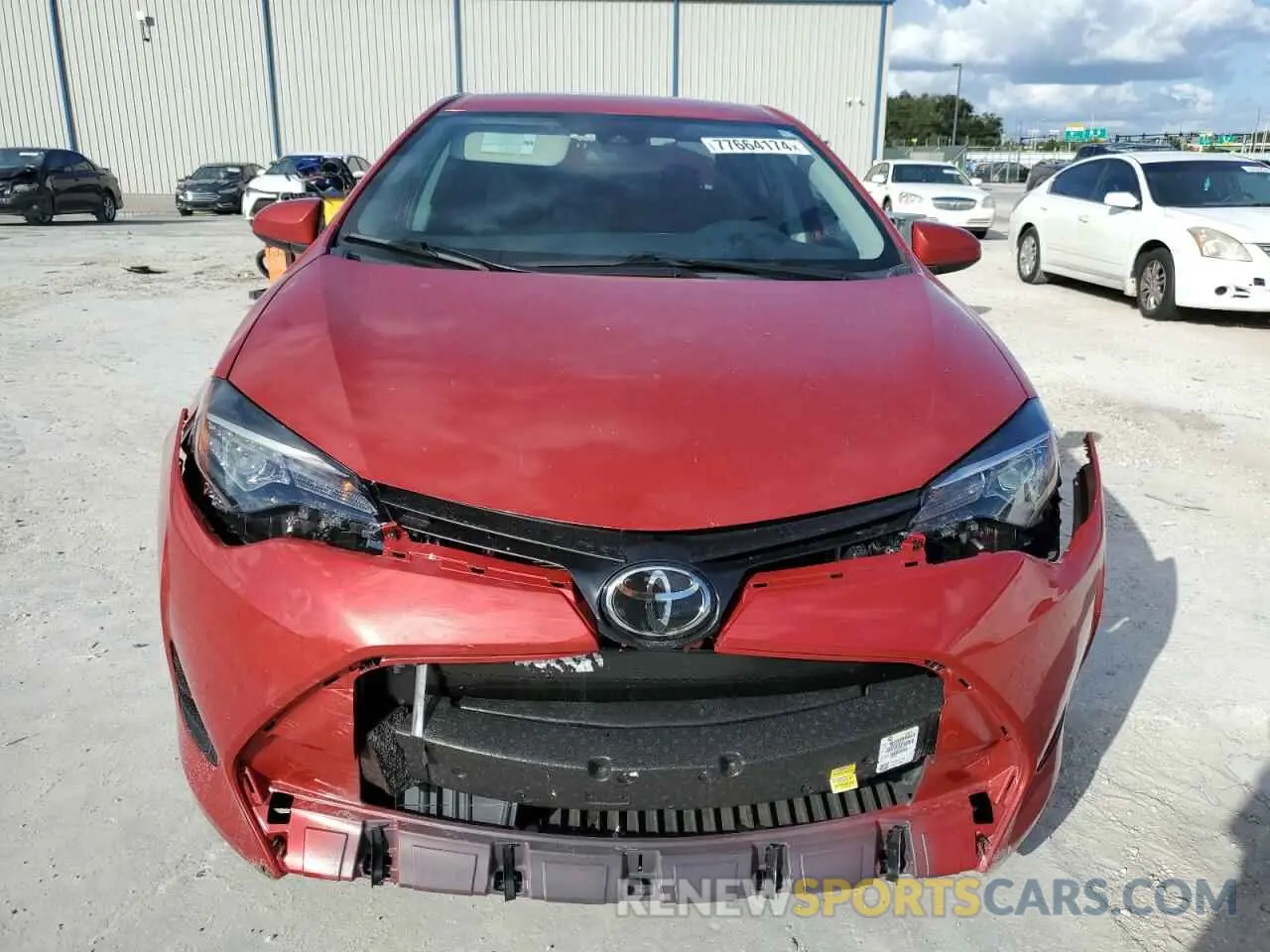 5 Photograph of a damaged car 5YFBURHE3KP866897 TOYOTA COROLLA 2019