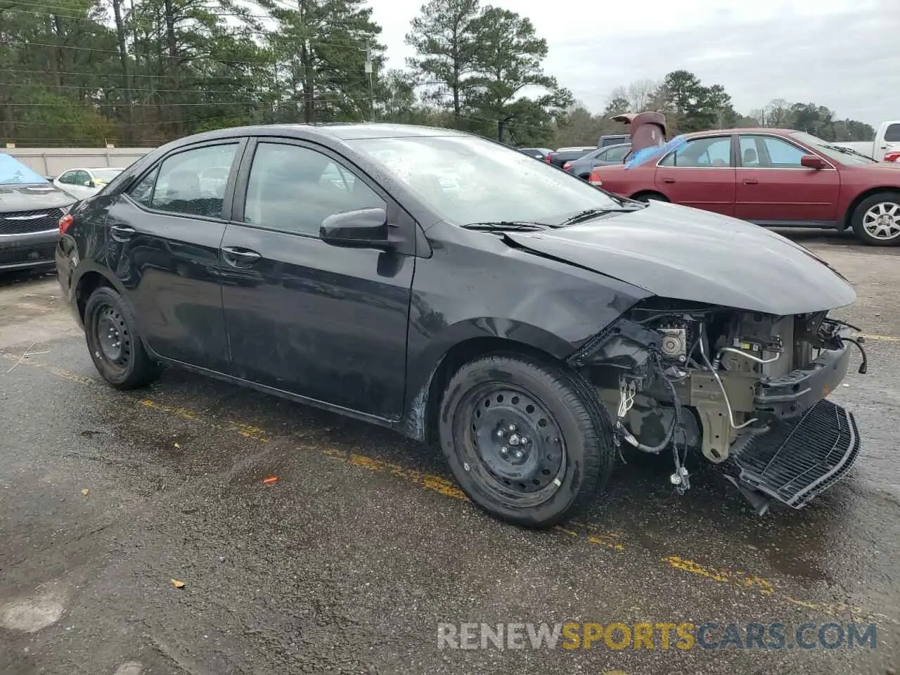 4 Photograph of a damaged car 5YFBURHE3KP866964 TOYOTA COROLLA 2019