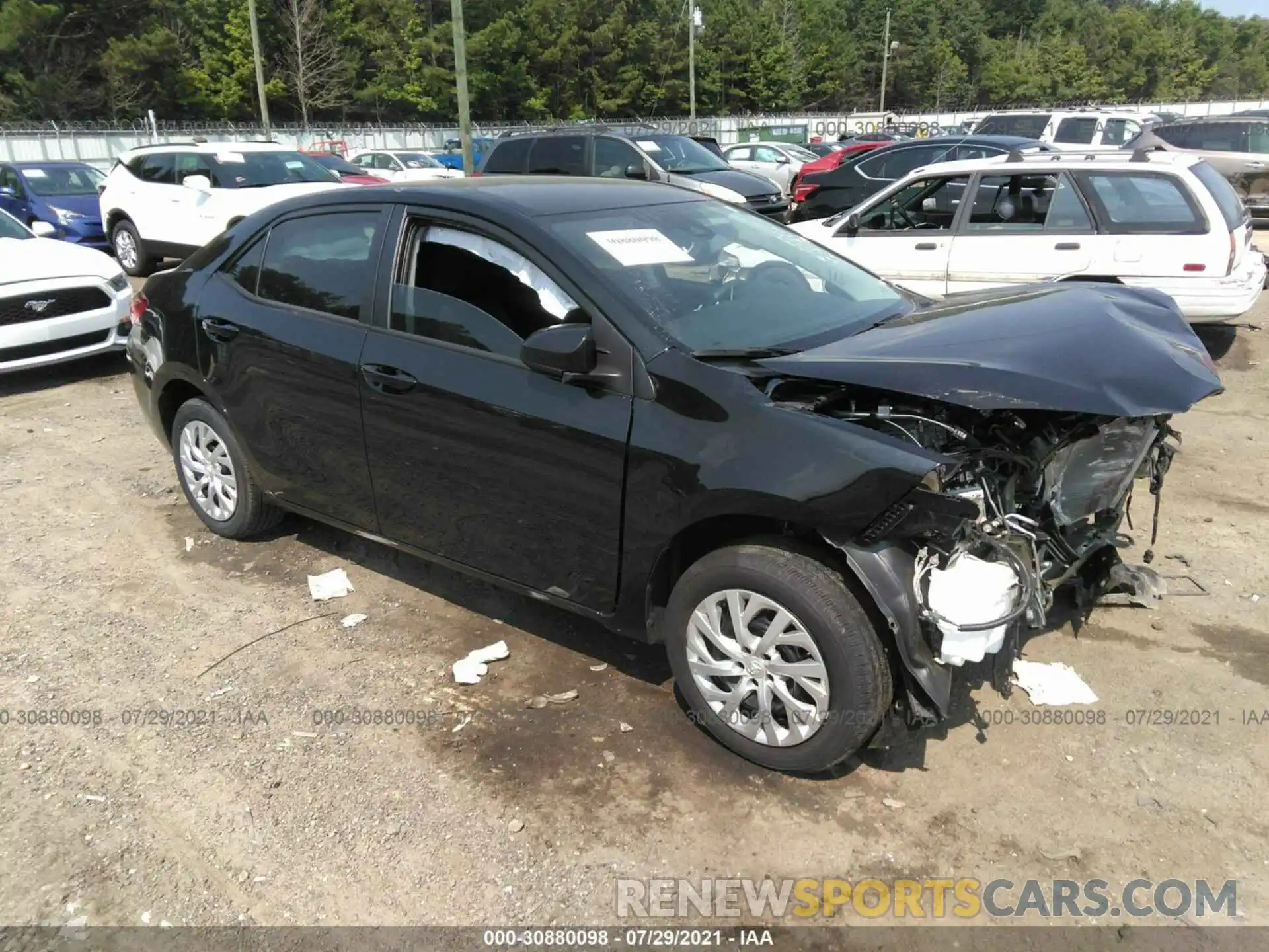 1 Photograph of a damaged car 5YFBURHE3KP868777 TOYOTA COROLLA 2019