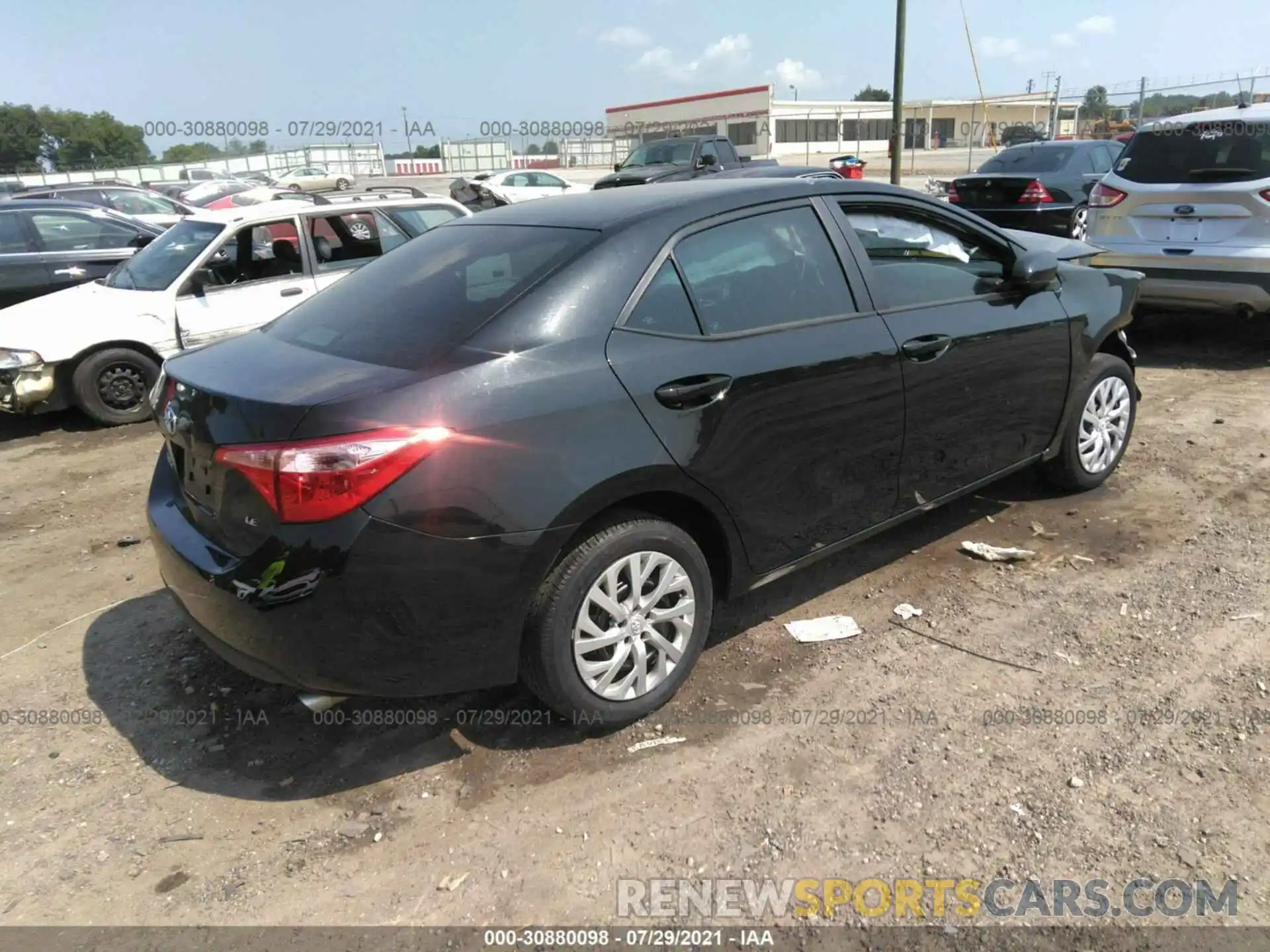 4 Photograph of a damaged car 5YFBURHE3KP868777 TOYOTA COROLLA 2019