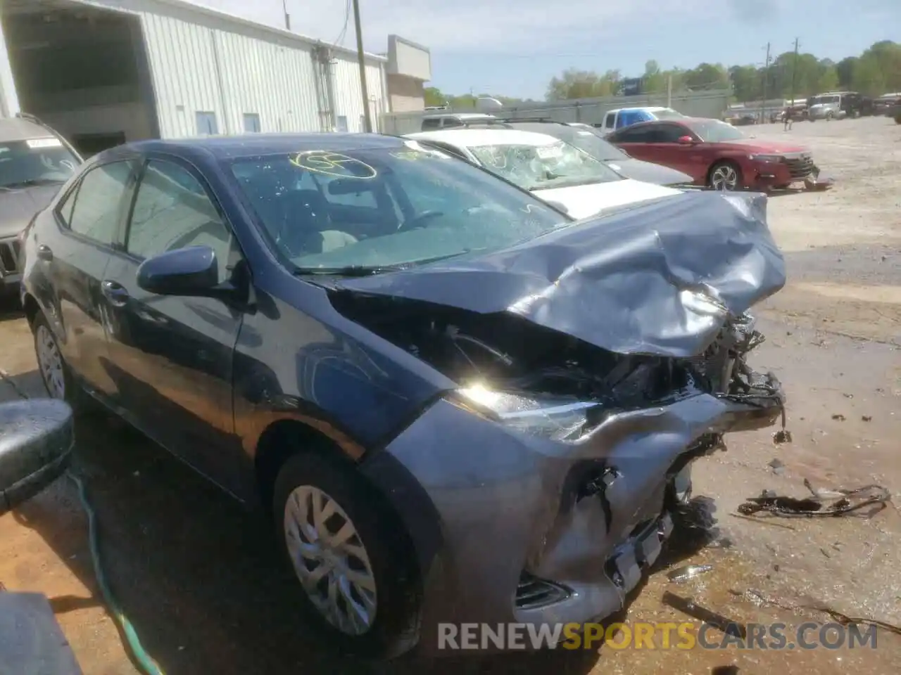 1 Photograph of a damaged car 5YFBURHE3KP869220 TOYOTA COROLLA 2019