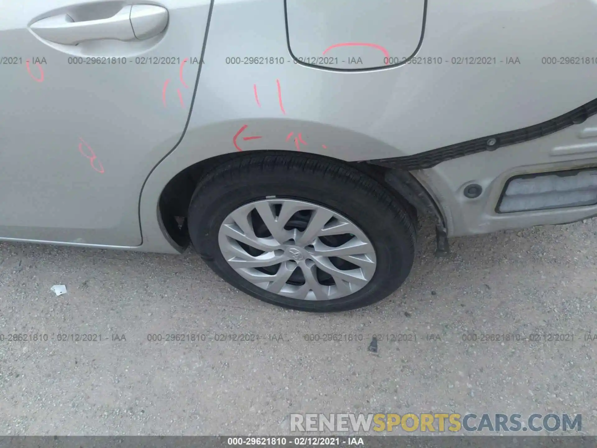 14 Photograph of a damaged car 5YFBURHE3KP869329 TOYOTA COROLLA 2019