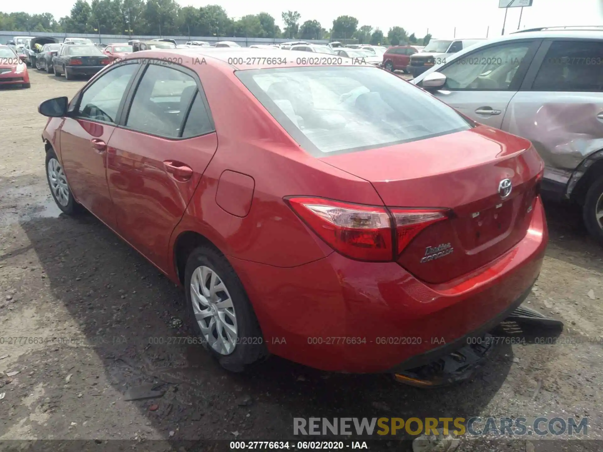 3 Photograph of a damaged car 5YFBURHE3KP870979 TOYOTA COROLLA 2019