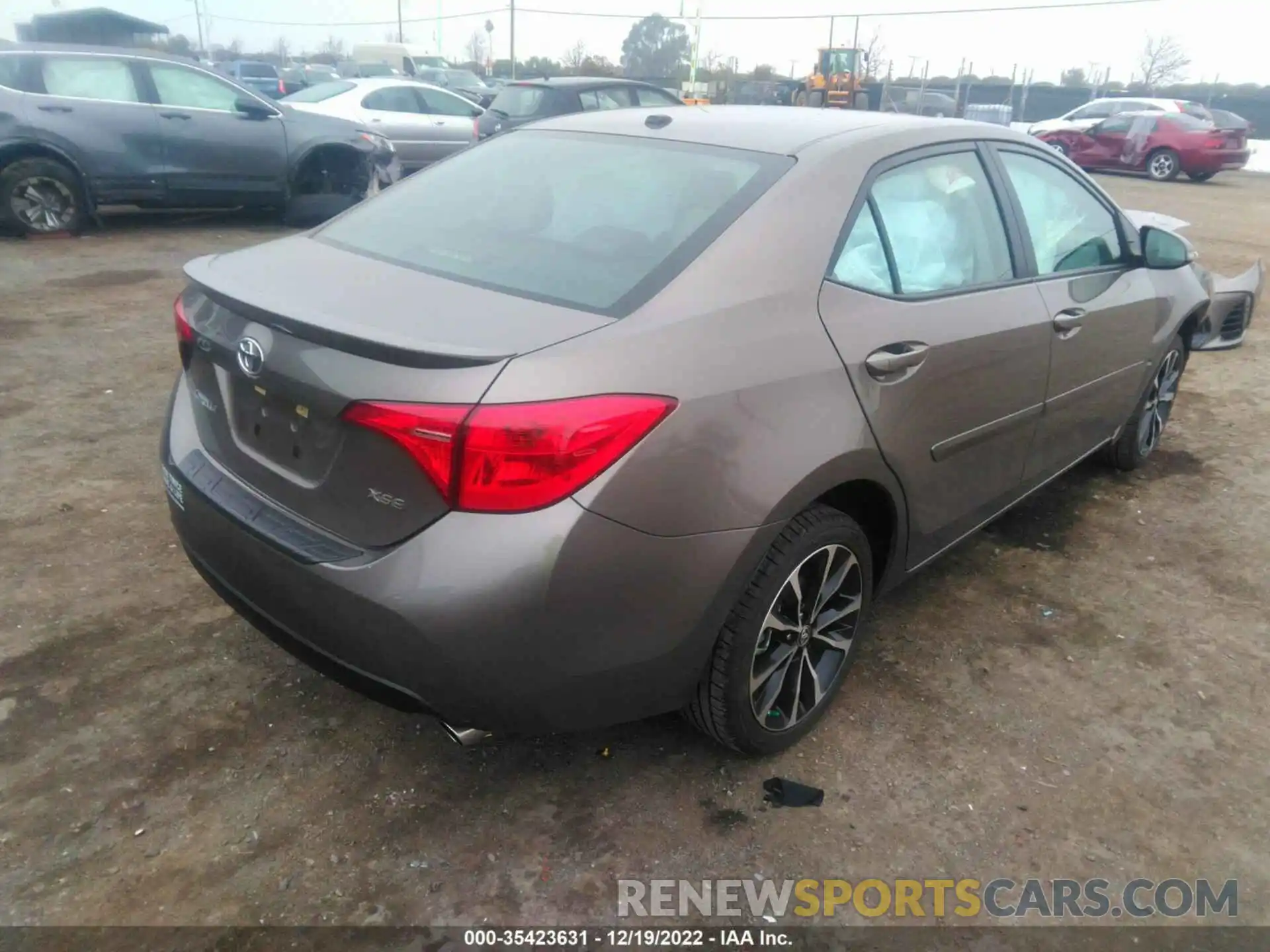 4 Photograph of a damaged car 5YFBURHE3KP871839 TOYOTA COROLLA 2019