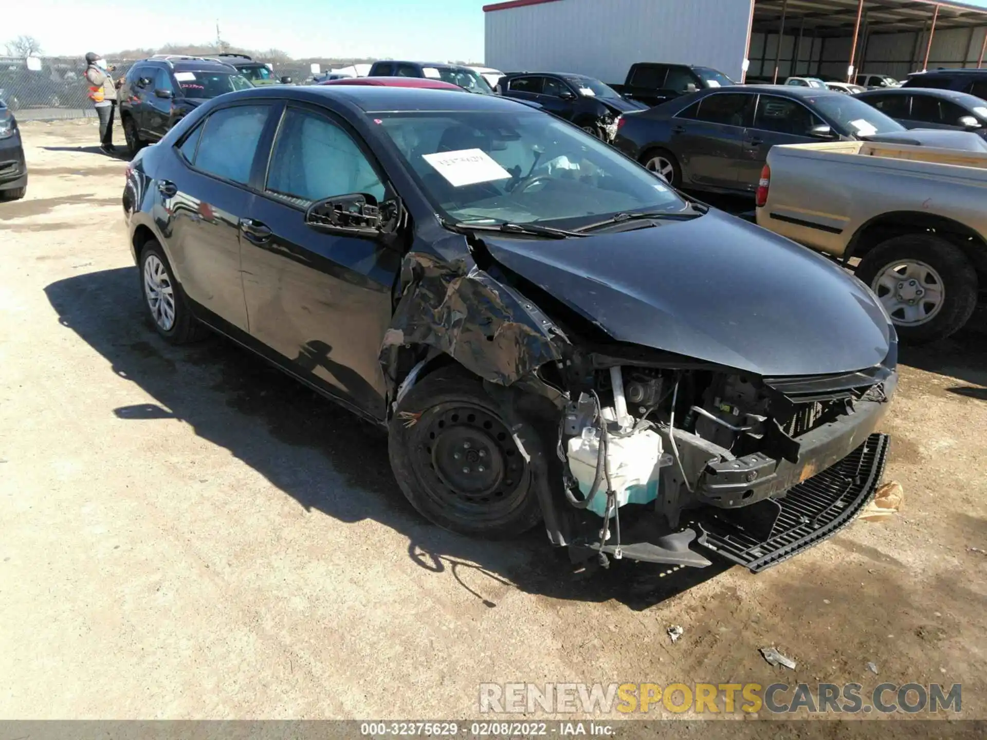 1 Photograph of a damaged car 5YFBURHE3KP872277 TOYOTA COROLLA 2019