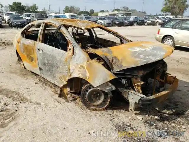 1 Photograph of a damaged car 5YFBURHE3KP872568 TOYOTA COROLLA 2019