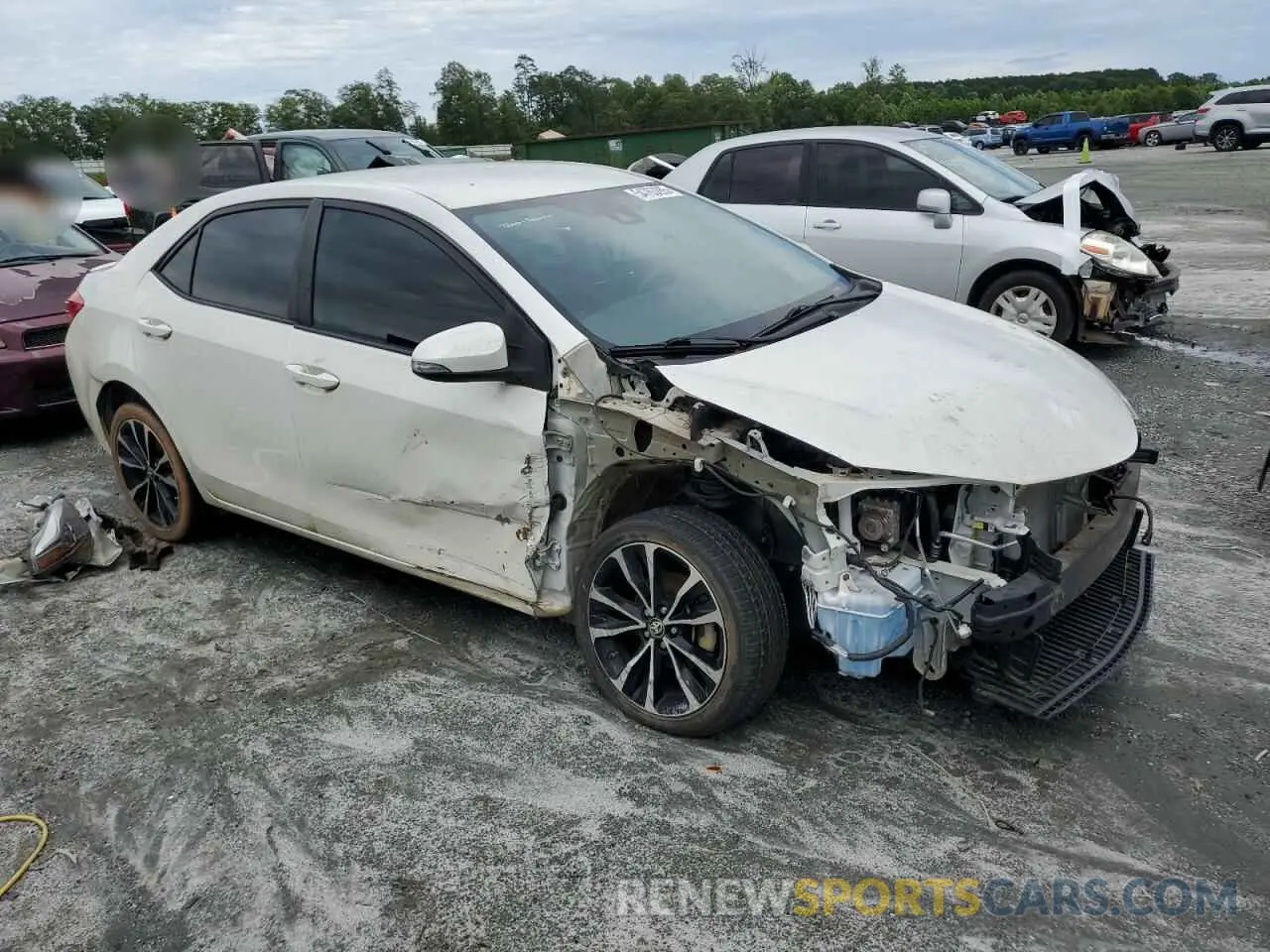 4 Photograph of a damaged car 5YFBURHE3KP874448 TOYOTA COROLLA 2019