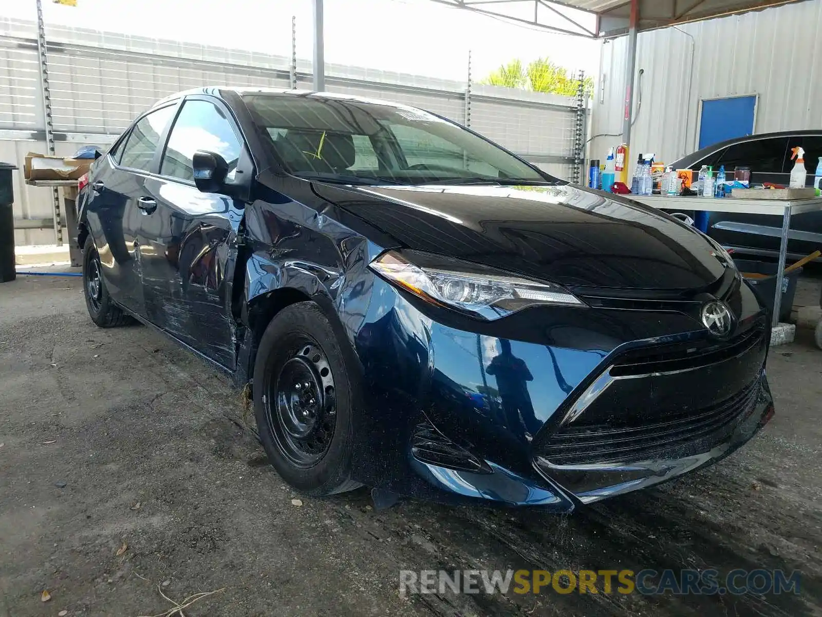 1 Photograph of a damaged car 5YFBURHE3KP874546 TOYOTA COROLLA 2019