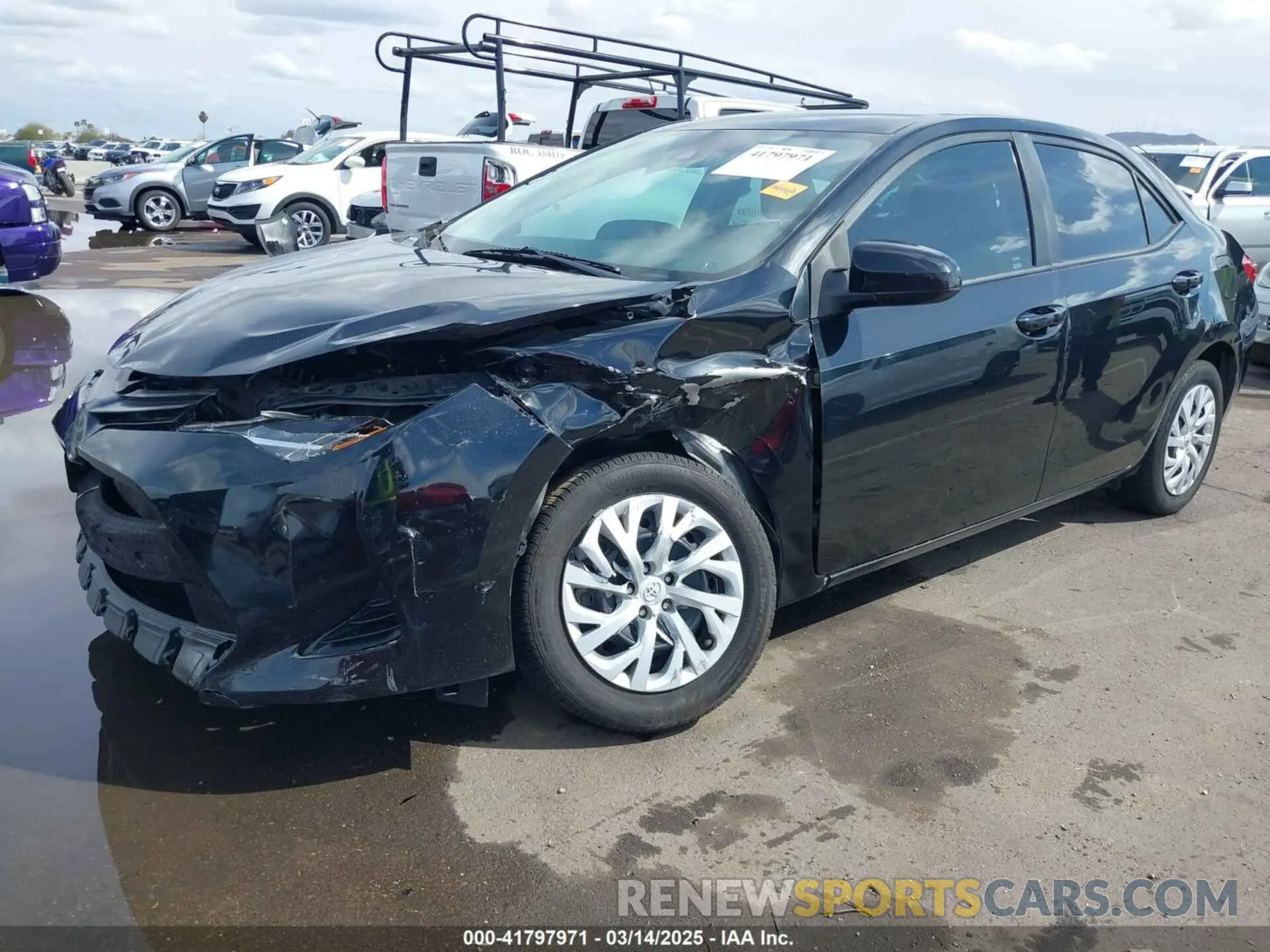 2 Photograph of a damaged car 5YFBURHE3KP874871 TOYOTA COROLLA 2019