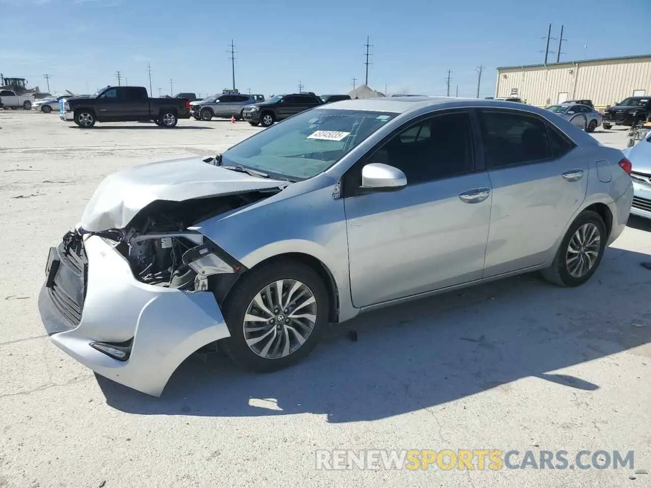 1 Photograph of a damaged car 5YFBURHE3KP875065 TOYOTA COROLLA 2019