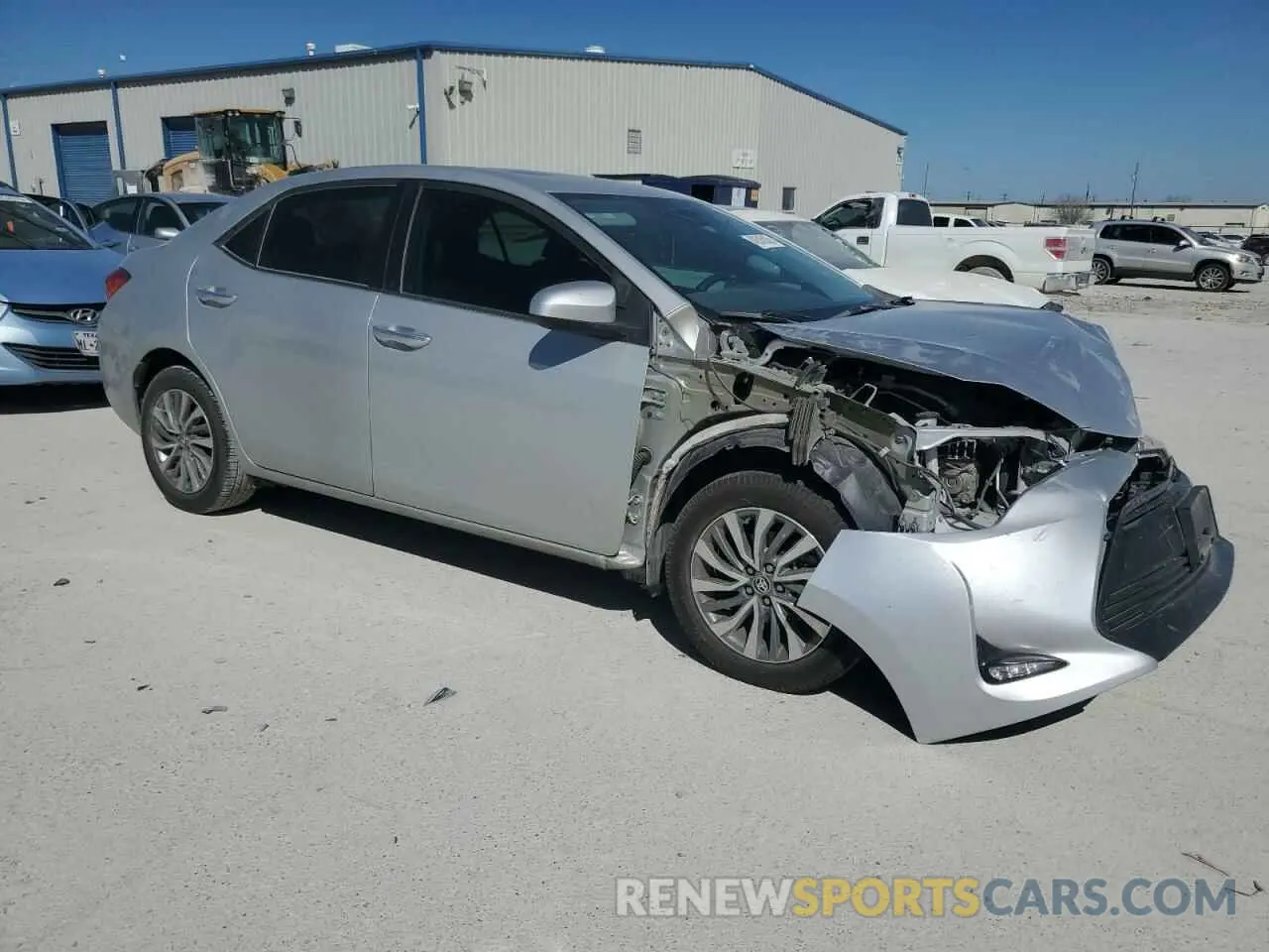 4 Photograph of a damaged car 5YFBURHE3KP875065 TOYOTA COROLLA 2019