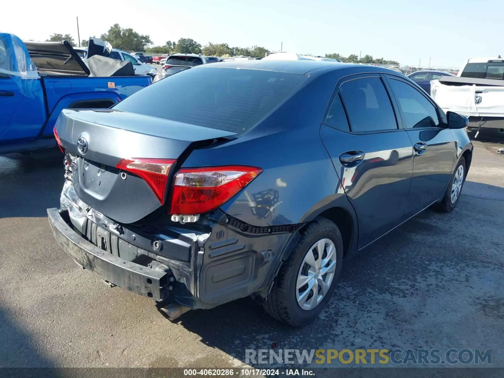 4 Photograph of a damaged car 5YFBURHE3KP875387 TOYOTA COROLLA 2019