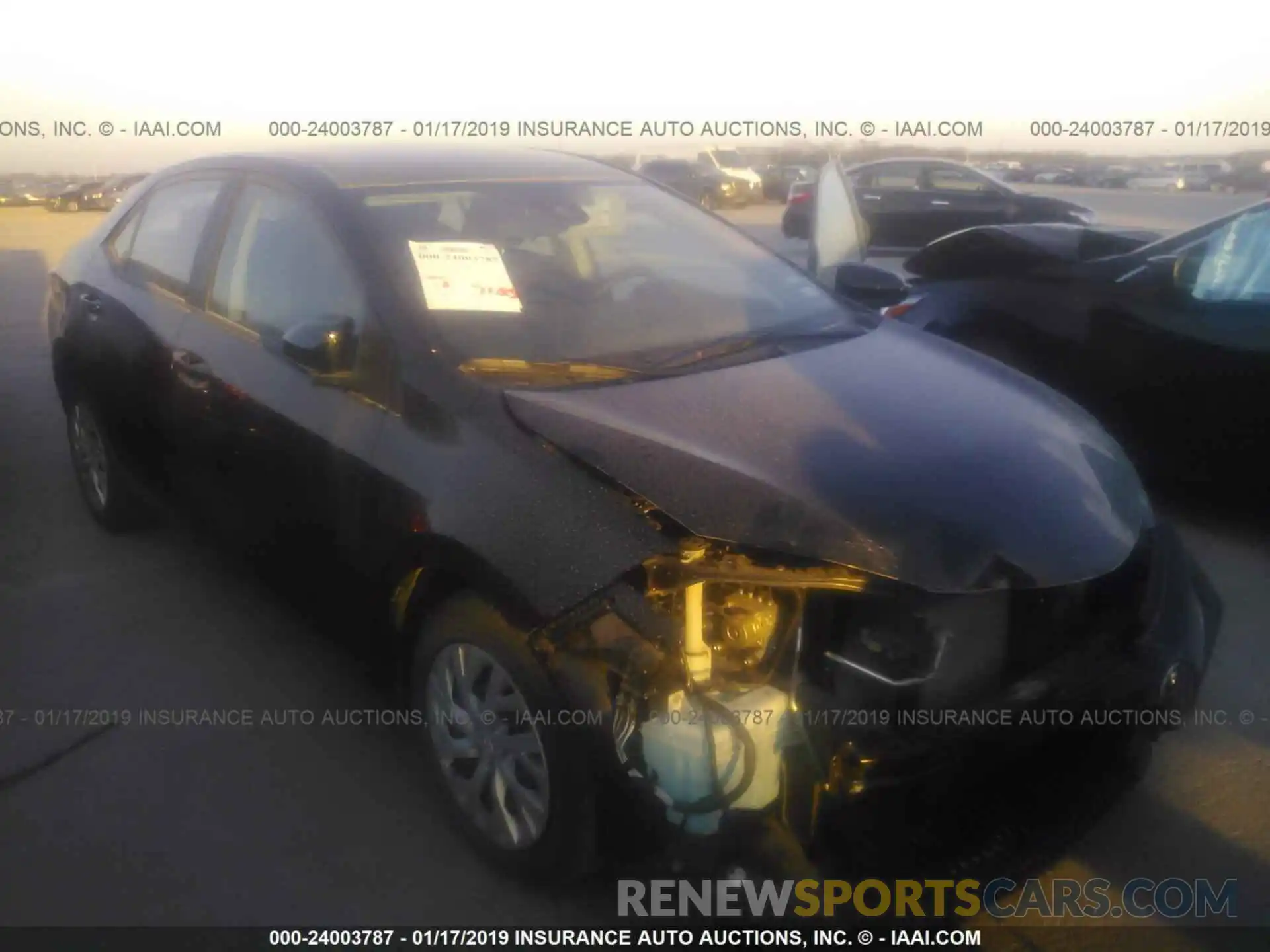 1 Photograph of a damaged car 5YFBURHE3KP876068 TOYOTA COROLLA 2019