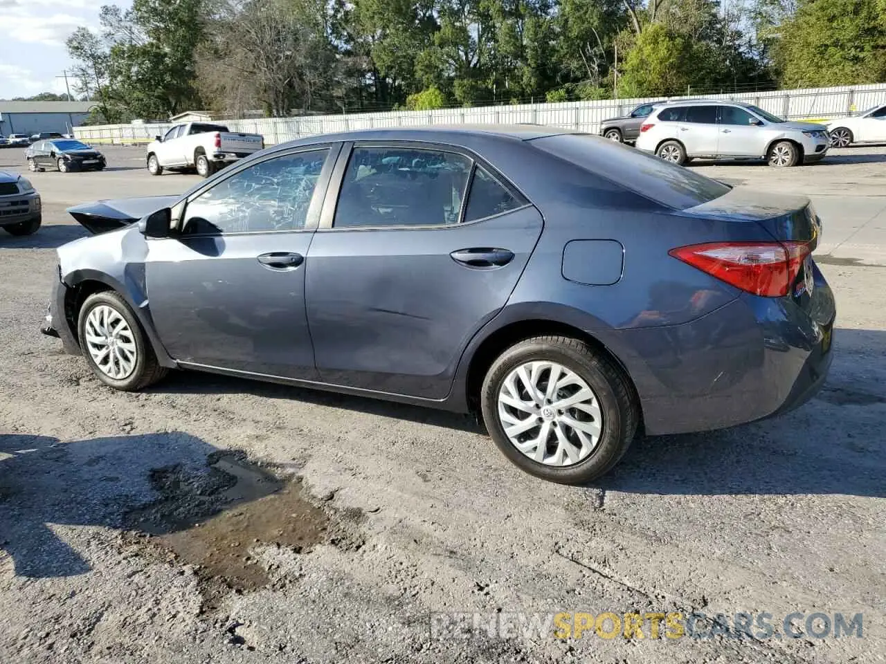 2 Photograph of a damaged car 5YFBURHE3KP876071 TOYOTA COROLLA 2019