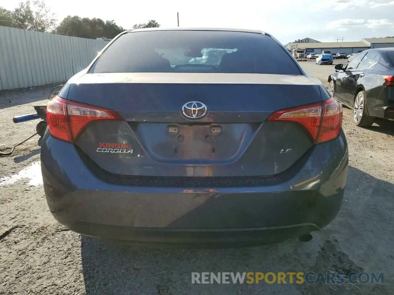 6 Photograph of a damaged car 5YFBURHE3KP876071 TOYOTA COROLLA 2019