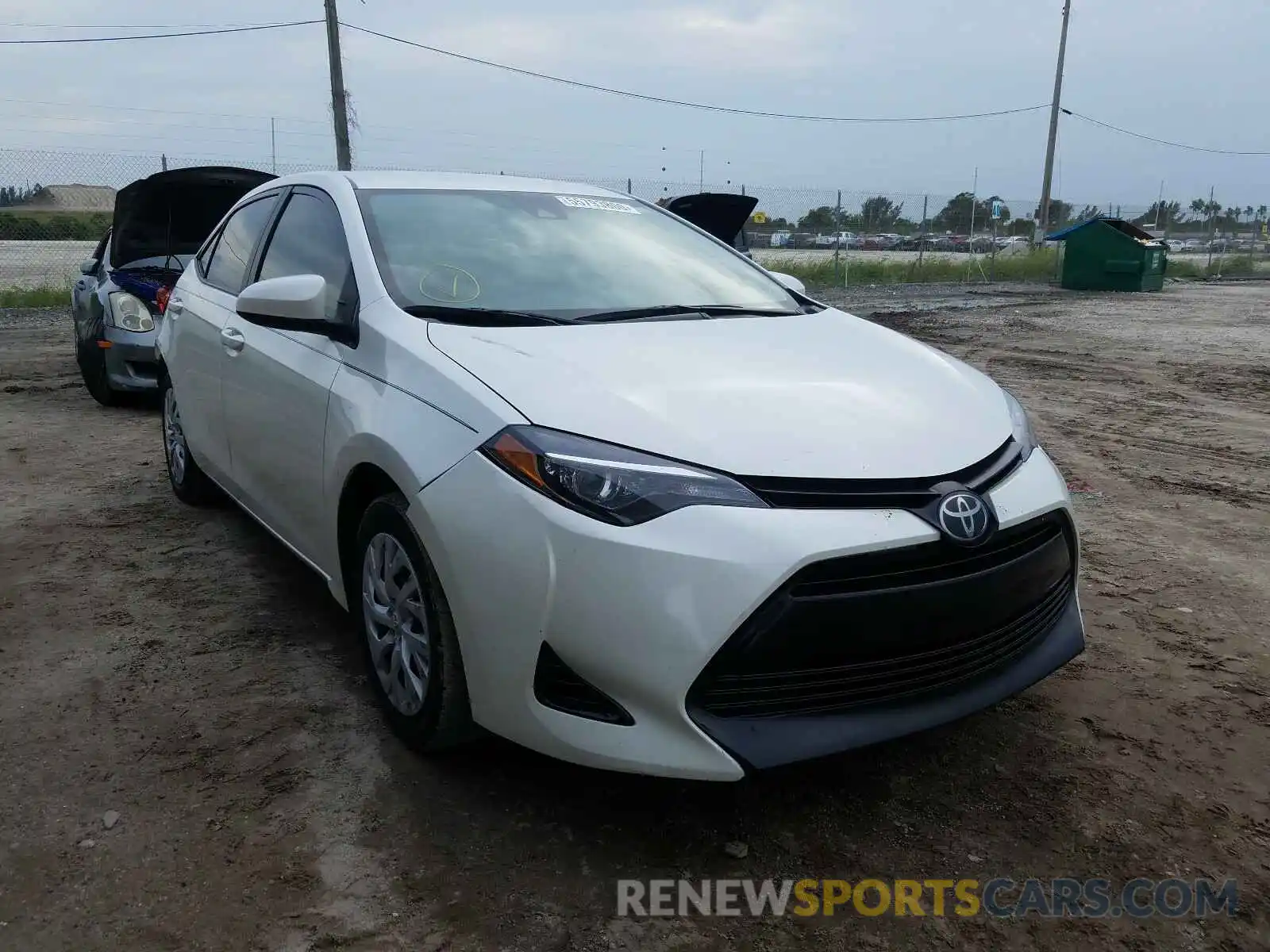 1 Photograph of a damaged car 5YFBURHE3KP876443 TOYOTA COROLLA 2019