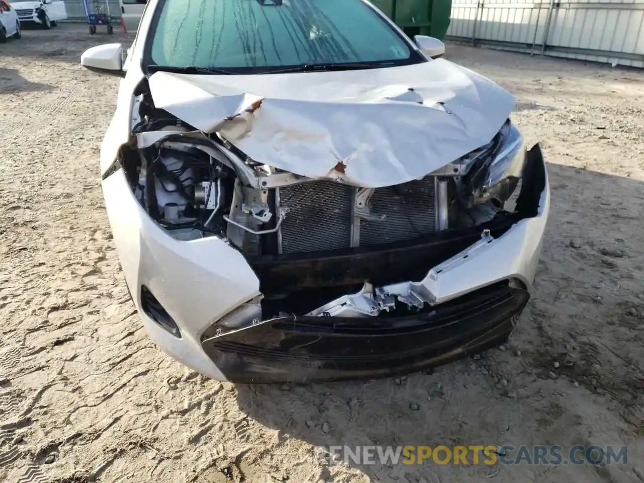 9 Photograph of a damaged car 5YFBURHE3KP877642 TOYOTA COROLLA 2019