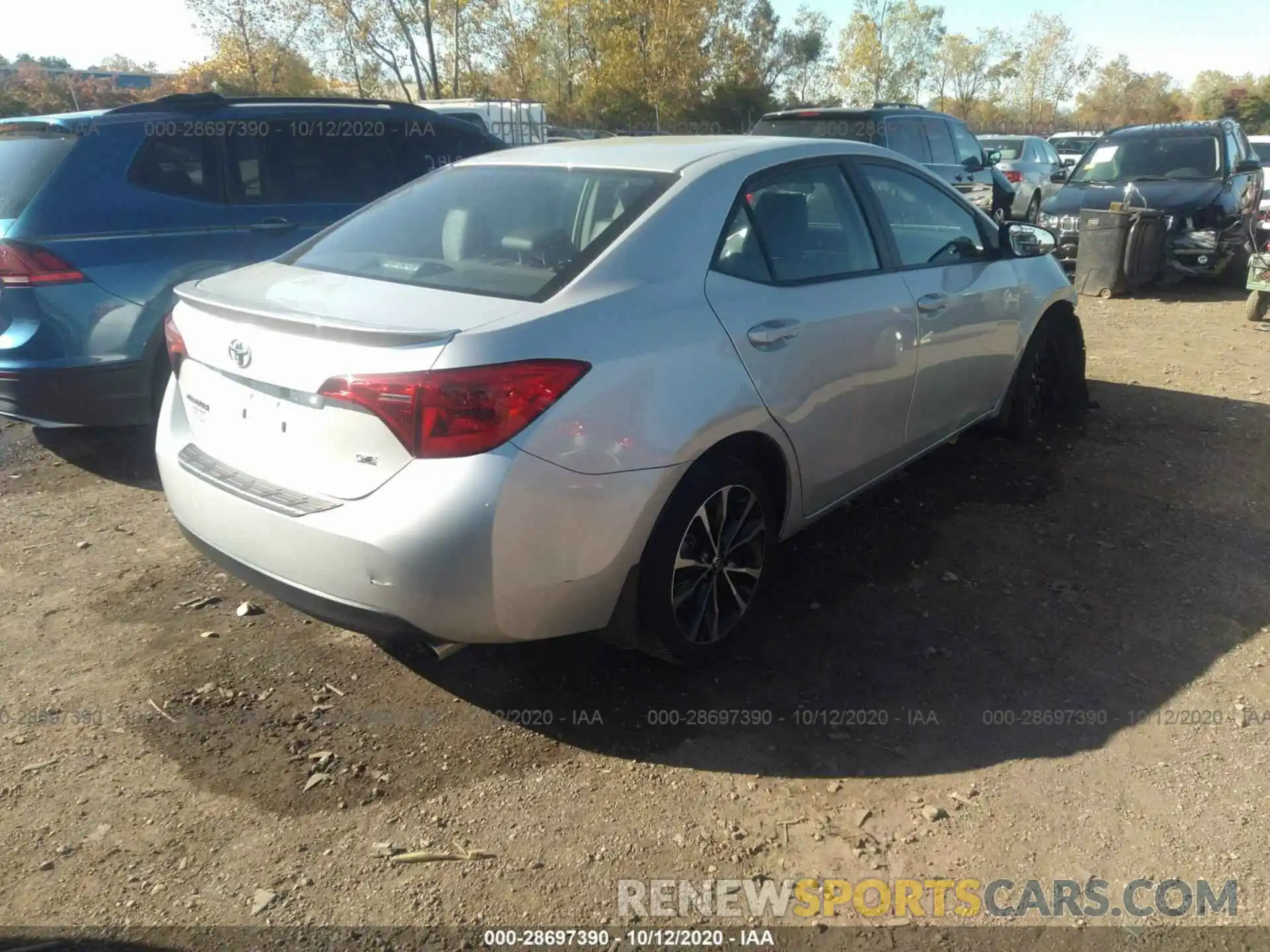 4 Photograph of a damaged car 5YFBURHE3KP879018 TOYOTA COROLLA 2019