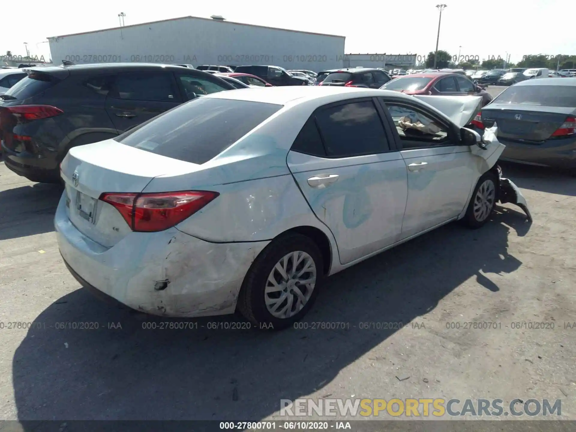 4 Photograph of a damaged car 5YFBURHE3KP879391 TOYOTA COROLLA 2019